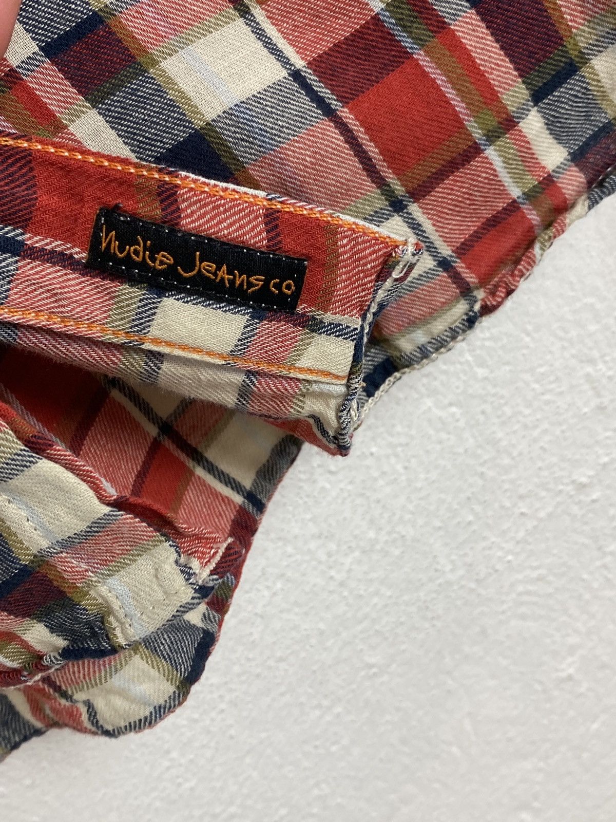Nudie Jeans Nudie Jeans Lino Blend Checkered Long Sleeve Shirt Size US M / EU 48-50 / 2 - 4 Thumbnail