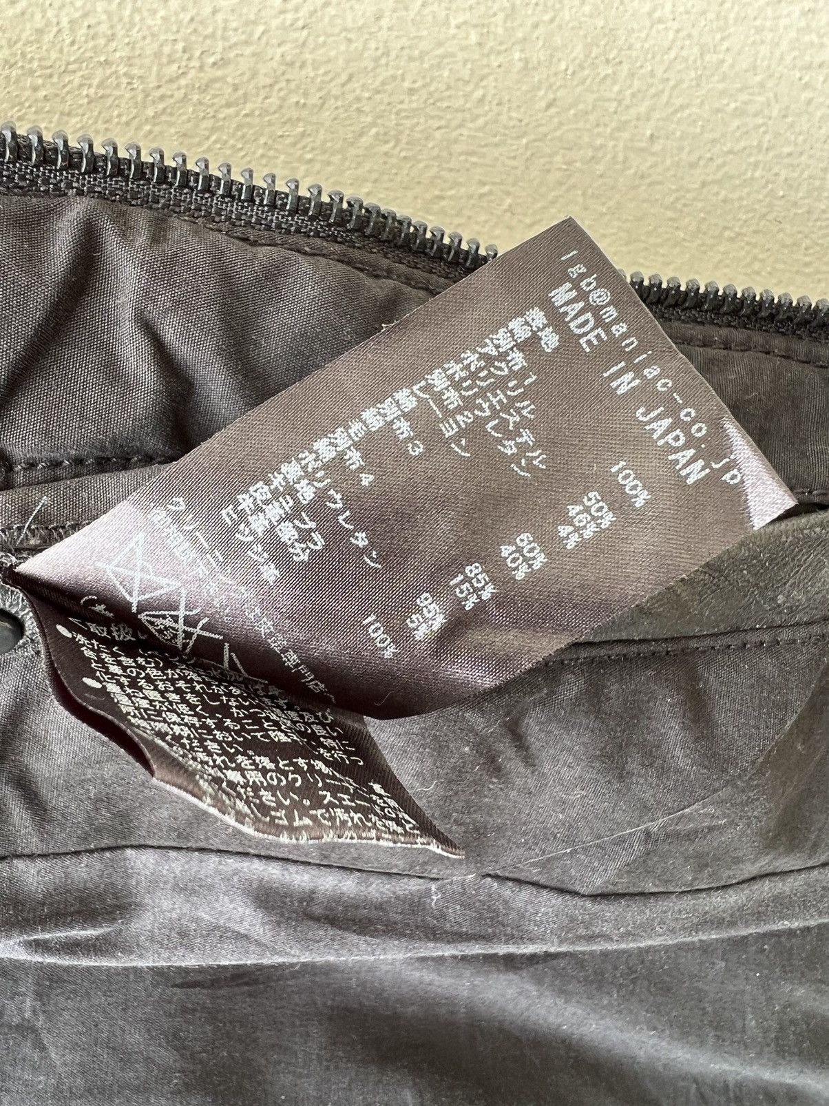 If Six Was Nine L.G.B. Distressed Hybrid Leather Hoodie Black Jacket Size US S / EU 44-46 / 1 - 25 Thumbnail