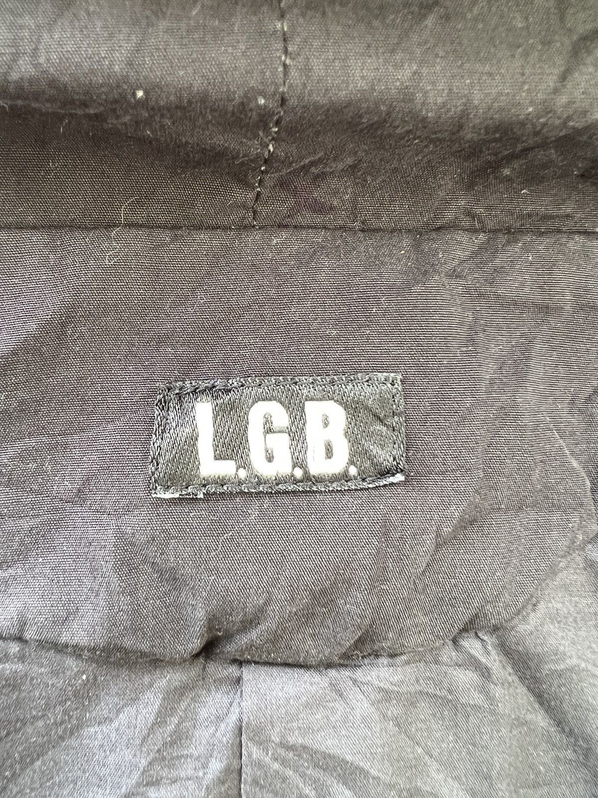 If Six Was Nine L.G.B. Distressed Hybrid Leather Hoodie Black Jacket Size US S / EU 44-46 / 1 - 23 Thumbnail
