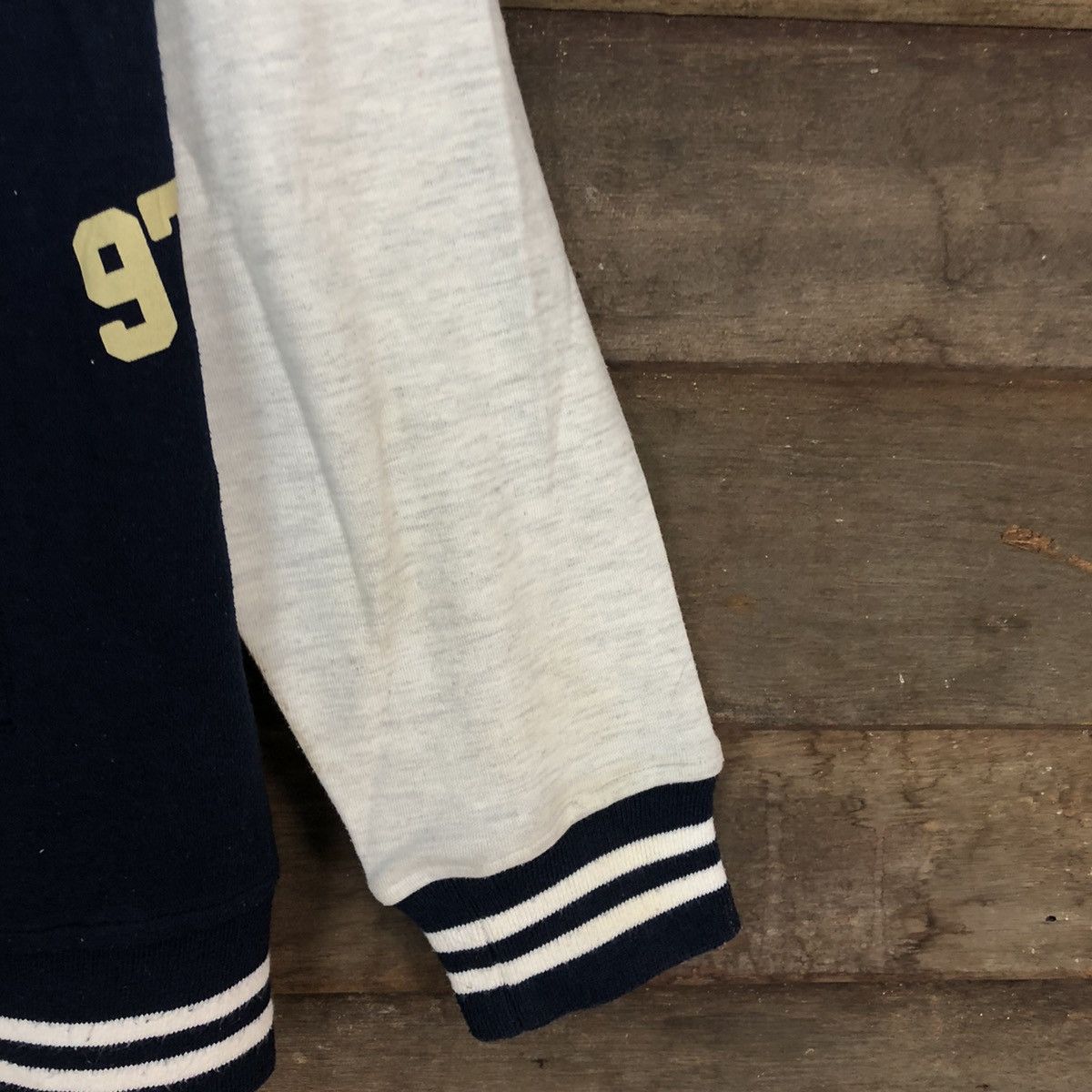 Japanese Brand Freaky Massive Blue Varsity Jacket #3734 Size US L / EU 52-54 / 3 - 4 Thumbnail