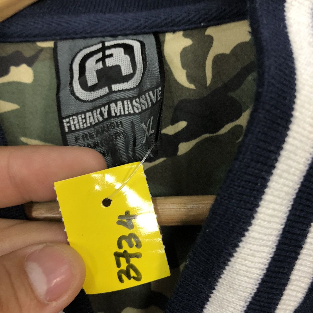 Japanese Brand Freaky Massive Blue Varsity Jacket #3734 Size US L / EU 52-54 / 3 - 10 Thumbnail
