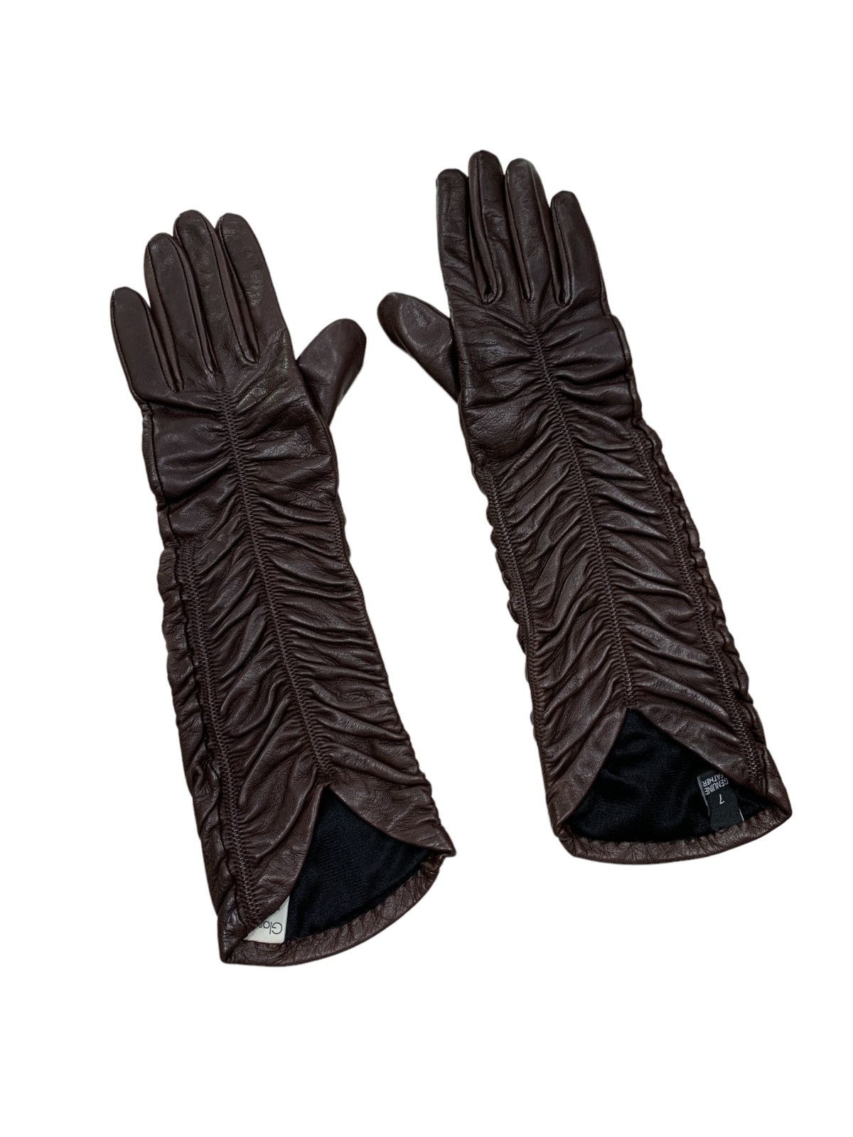 Leather LONG LEATHER GLOVES BY FRATELLI FORINO MADE IN ITALY Size ONE SIZE - 1 Thumbnail