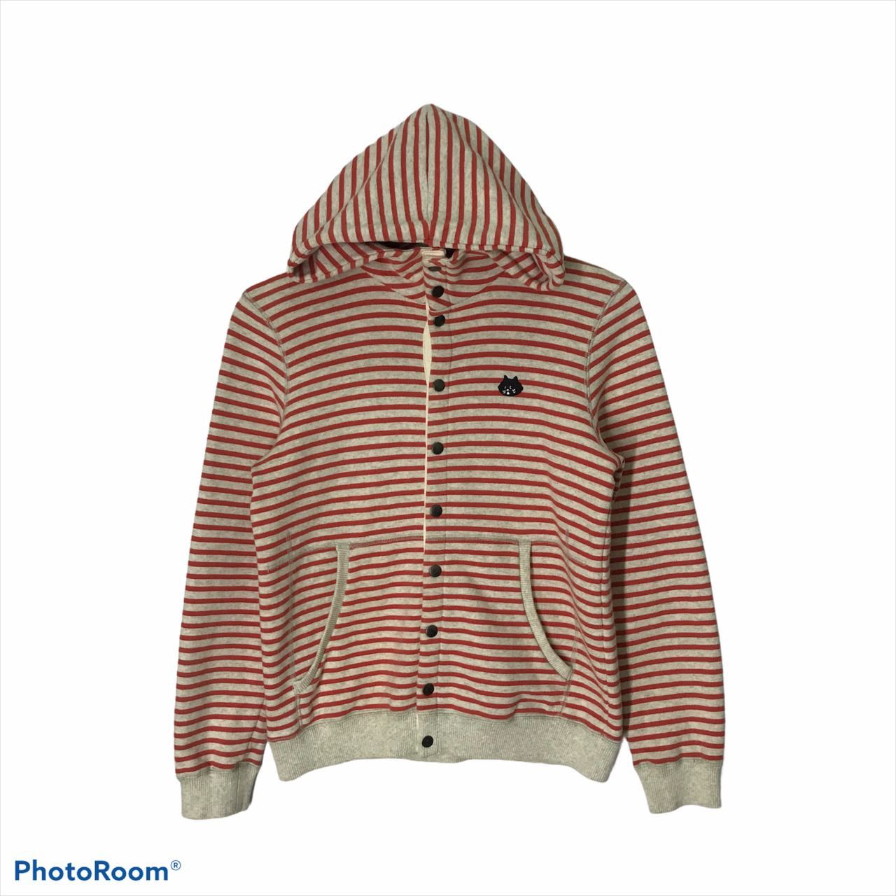 Issey Miyake 🔥 Vintage Ne-net Striped Varsity Style Jacket With Hoodie Size XS / US 0-2 / IT 36-38 - 1 Thumbnail