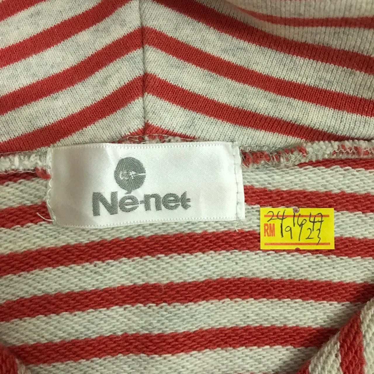 Issey Miyake 🔥 Vintage Ne-net Striped Varsity Style Jacket With Hoodie Size XS / US 0-2 / IT 36-38 - 6 Thumbnail