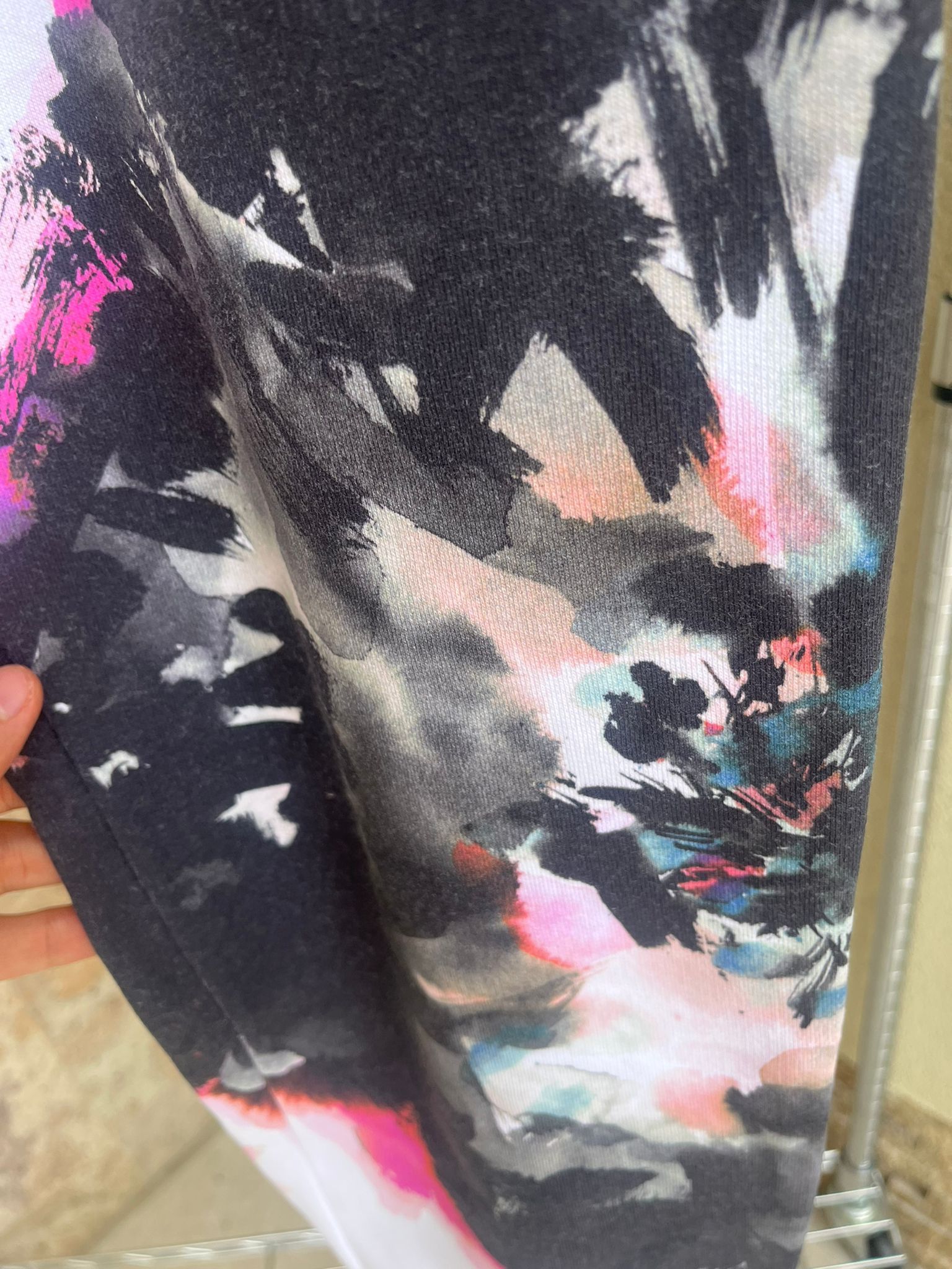 Alexander McQueen Logo Sweatpants / Joggers With Floral Detail Multicolor Size US 30 / EU 46 - 4 Thumbnail