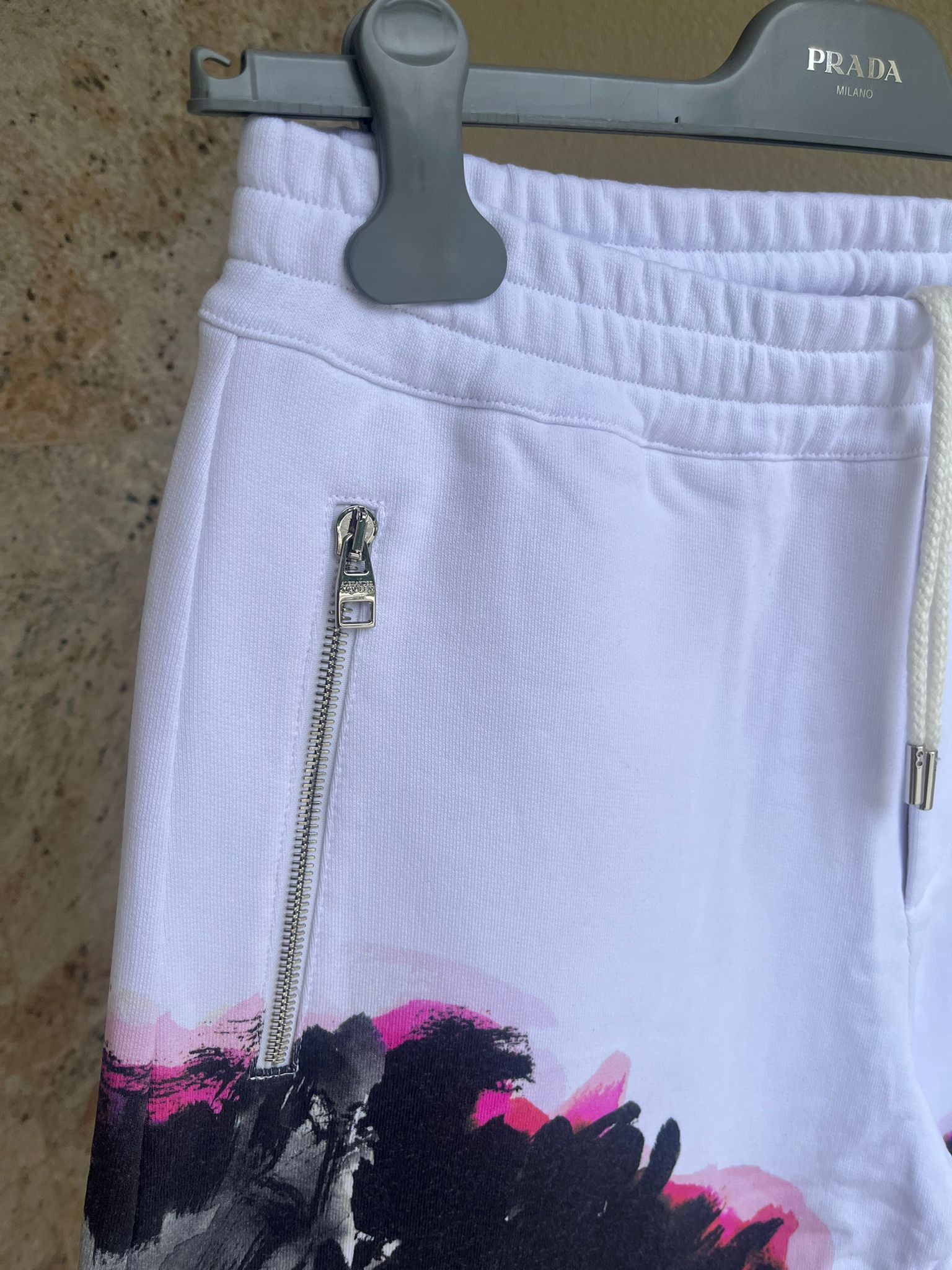 Alexander McQueen Logo Sweatpants / Joggers With Floral Detail Multicolor Size US 30 / EU 46 - 5 Thumbnail