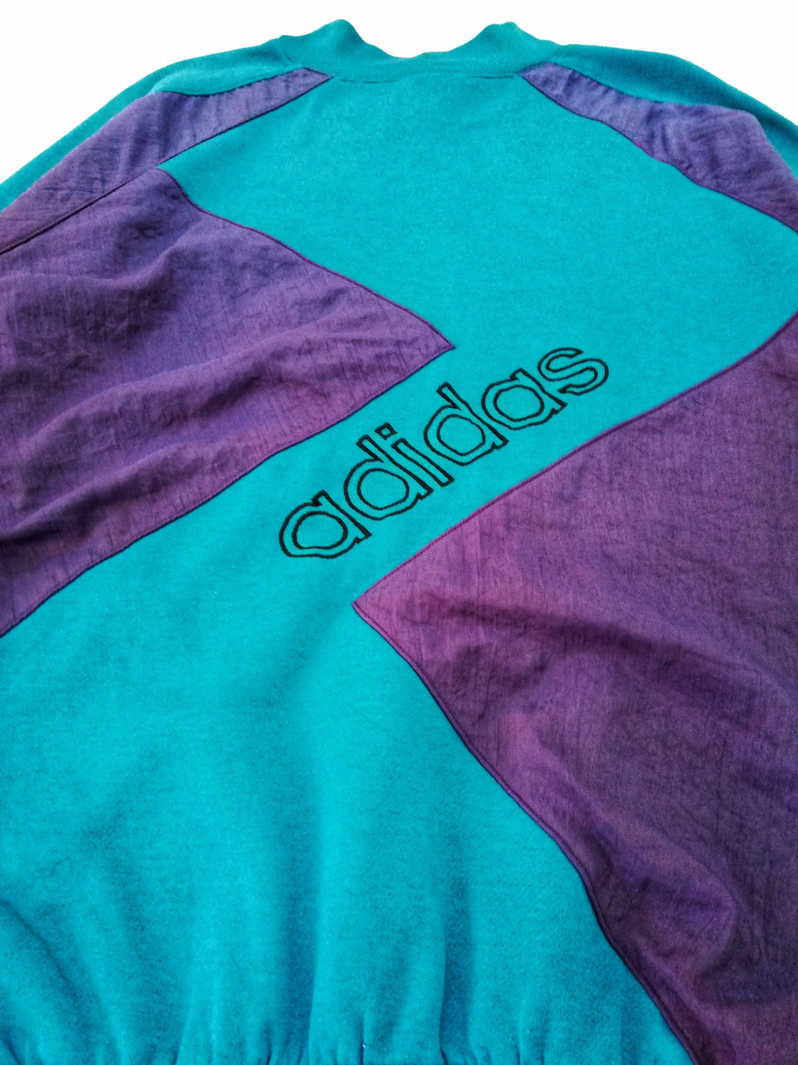 Adidas 🔥Rare!!! Adidas Vintage 90's Colourblock Sweatshirt🔥 Size US XL / EU 56 / 4 - 11 Thumbnail