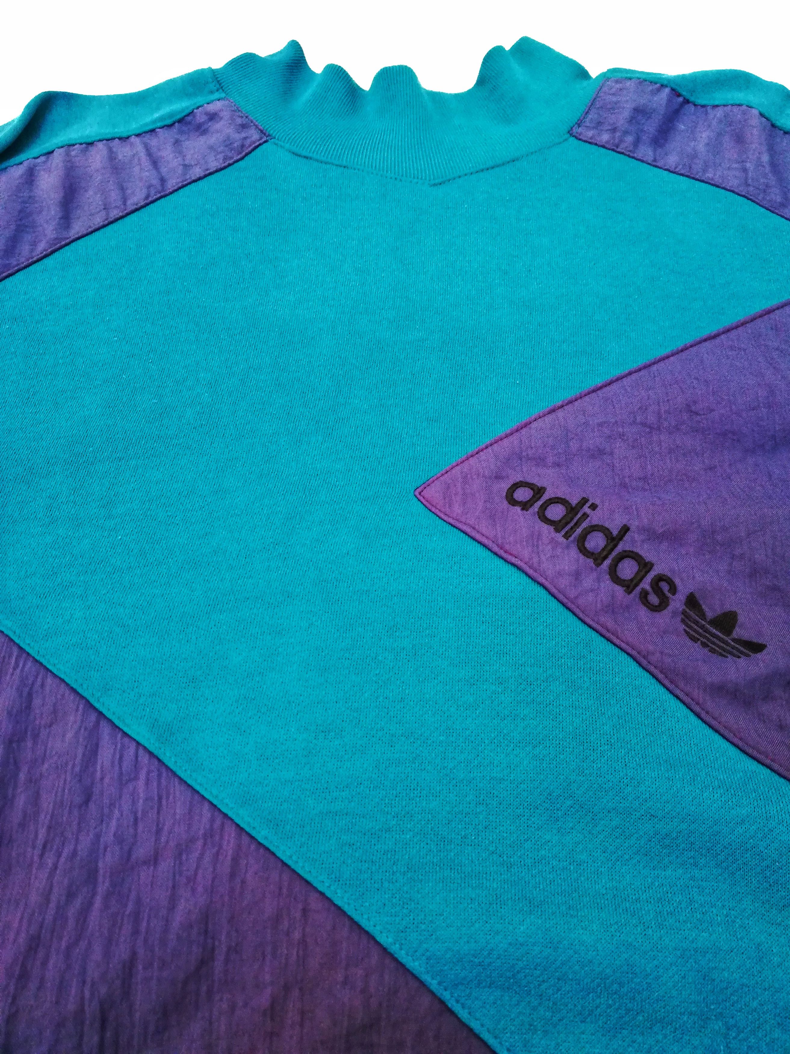 Adidas 🔥Rare!!! Adidas Vintage 90's Colourblock Sweatshirt🔥 Size US XL / EU 56 / 4 - 5 Thumbnail