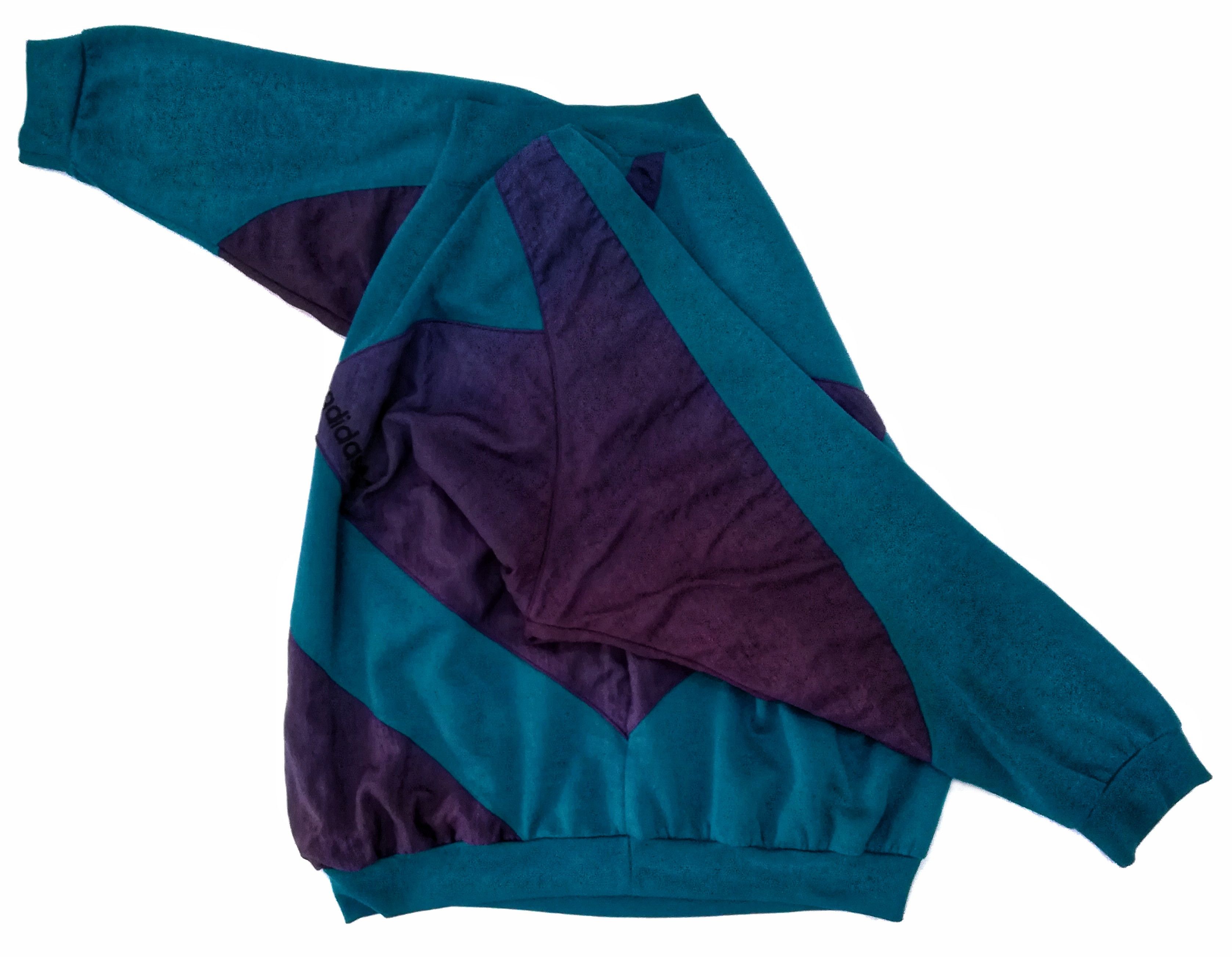 Adidas 🔥Rare!!! Adidas Vintage 90's Colourblock Sweatshirt🔥 Size US XL / EU 56 / 4 - 6 Thumbnail