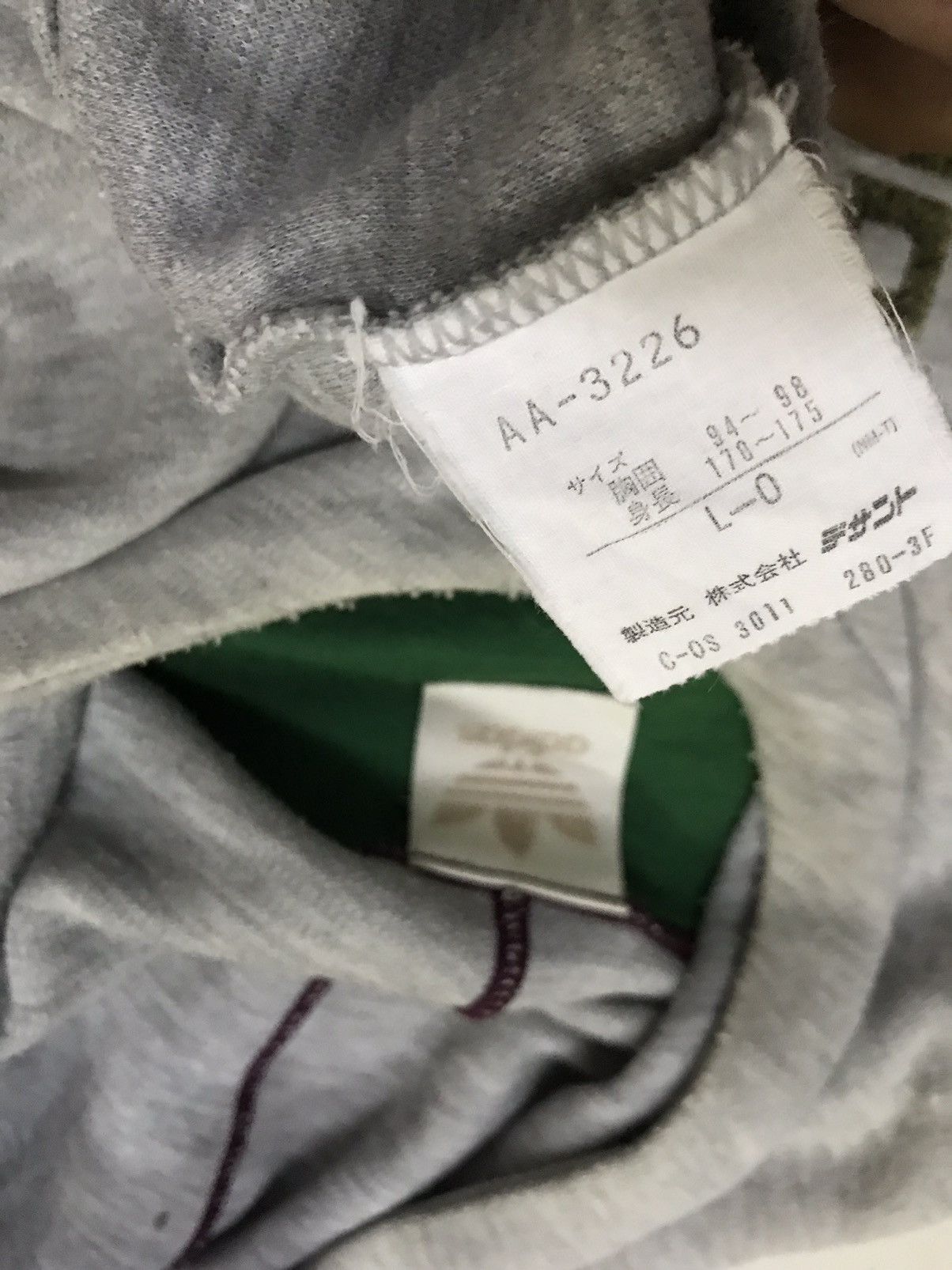 Adidas × Descente × Vintage Vintage 90s adidas sweater hoodie big logo overprint Size US L / EU 52-54 / 3 - 7 Thumbnail