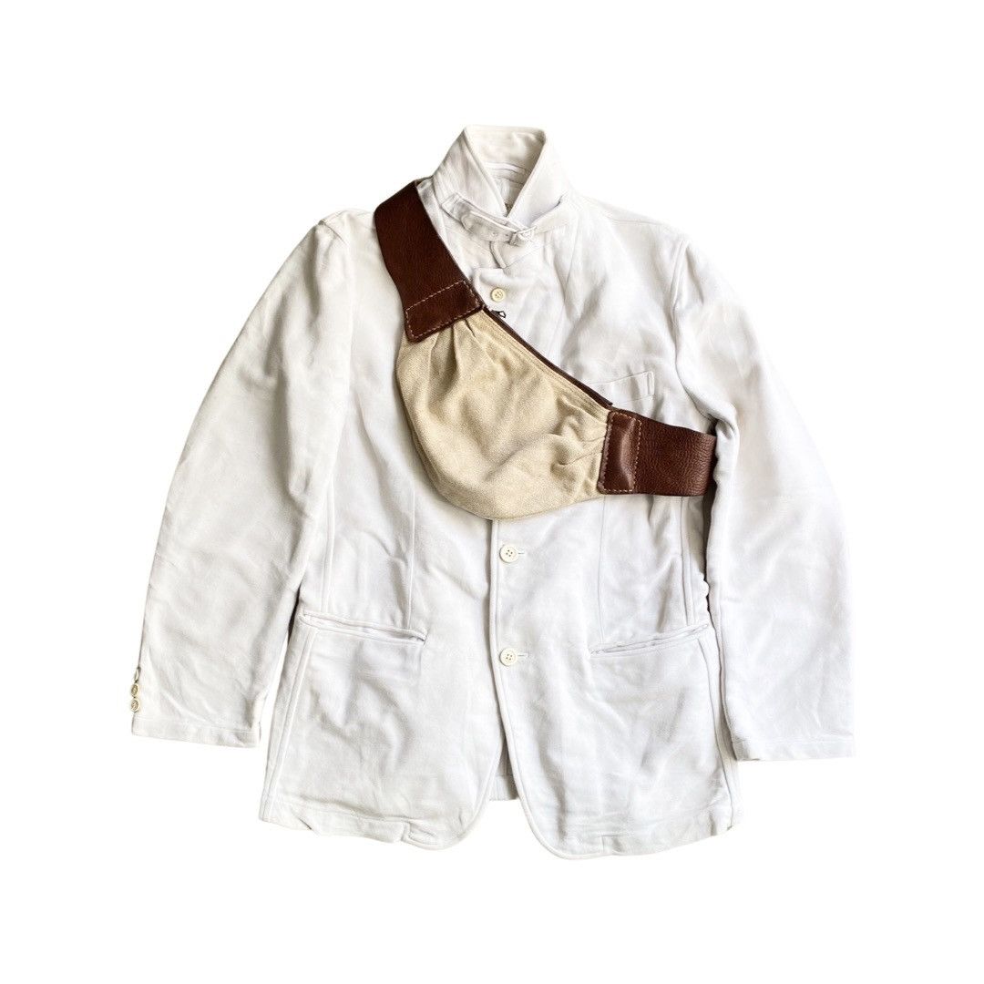 Kapital Kapital Canvas Body Bag Leather Strap Size ONE SIZE - 4 Thumbnail