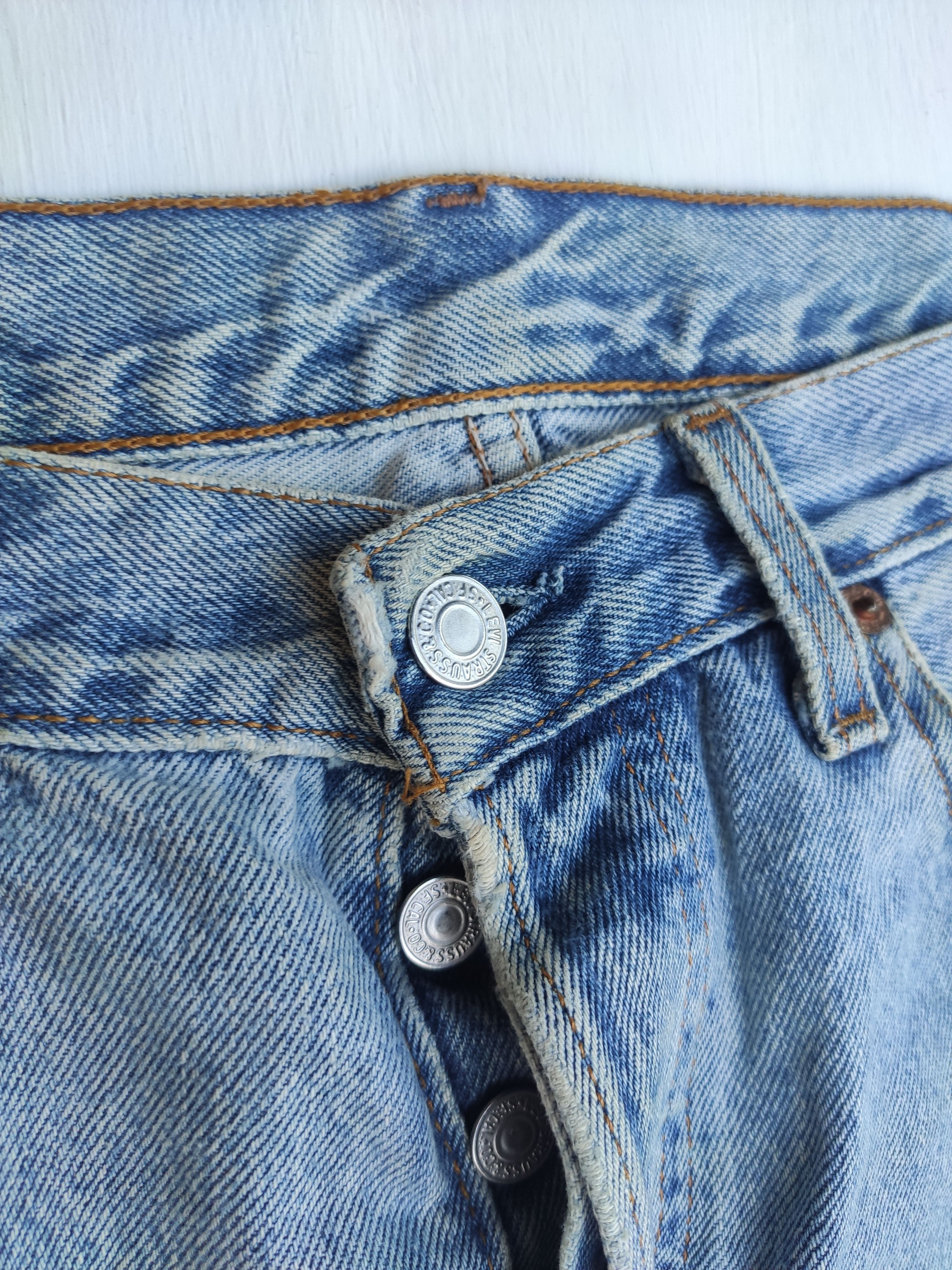 Levi's Vintage Levis 501 short pants made in Usa patchwork Size US 33 - 5 Thumbnail