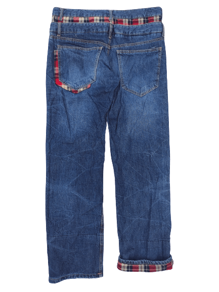 Japanese Brand 🔥 Japanese jeans double waist designed Size US 34 / EU 50 - 4 Thumbnail