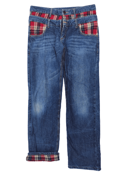 Japanese Brand 🔥 Japanese jeans double waist designed Size US 34 / EU 50 - 1 Thumbnail