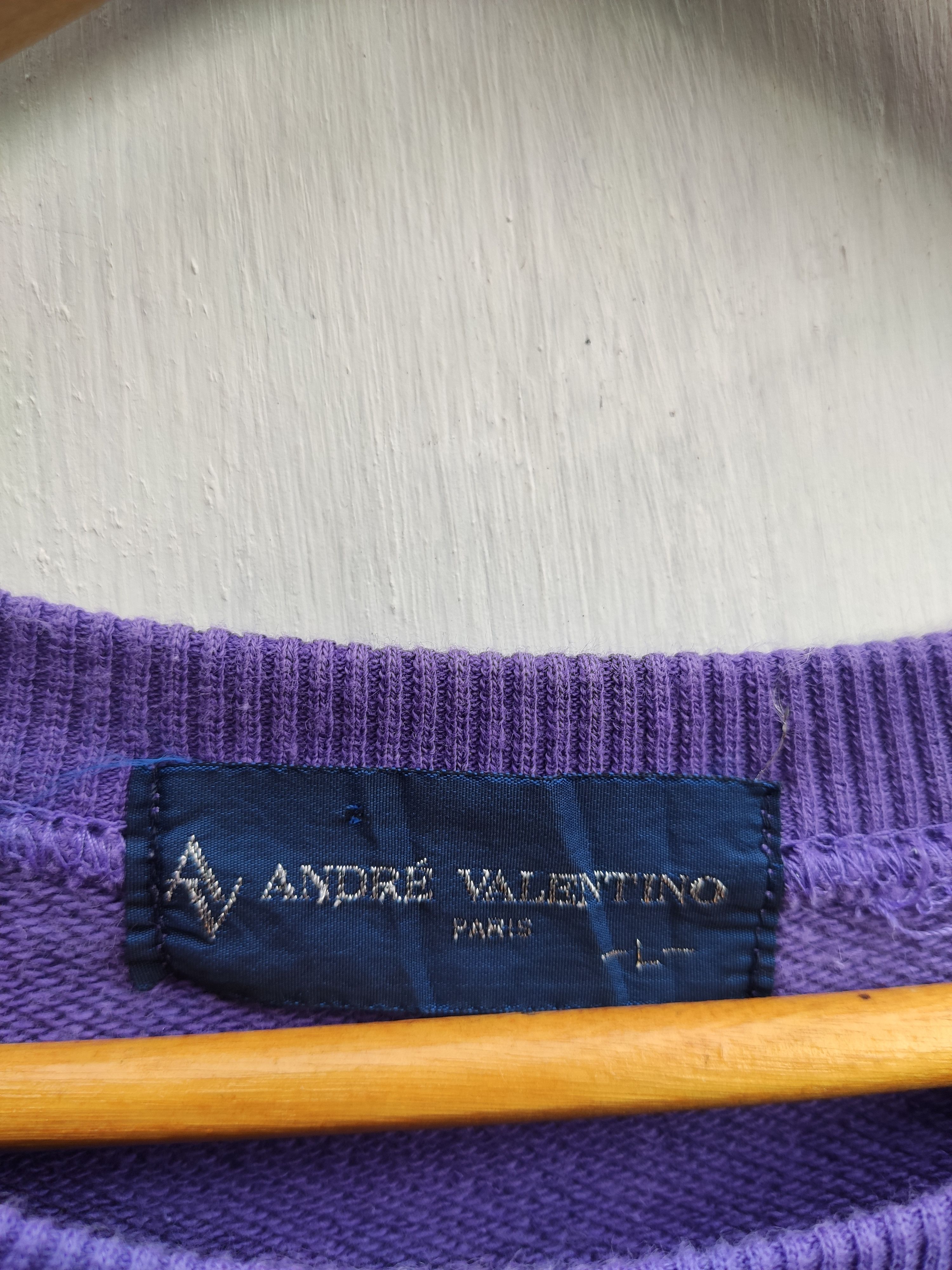 Valentino Vintage Andre Valentino Paris Sweatshirt Size US M / EU 48-50 / 2 - 6 Thumbnail