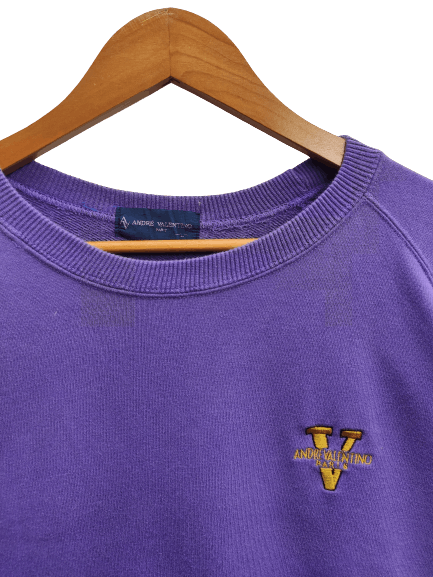 Valentino Vintage Andre Valentino Paris Sweatshirt Size US M / EU 48-50 / 2 - 2 Thumbnail