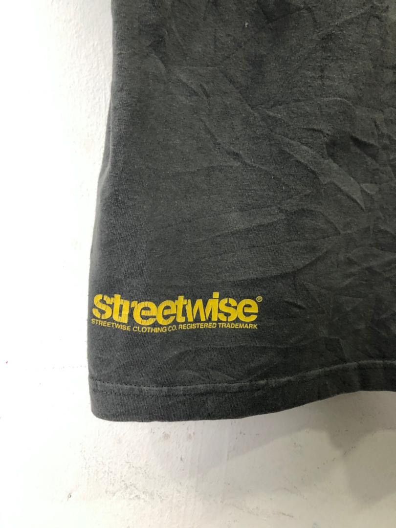 Vintage Streetwise Clothing Co. Tee Big Print Skulls/Gangster Size US XL / EU 56 / 4 - 10 Thumbnail