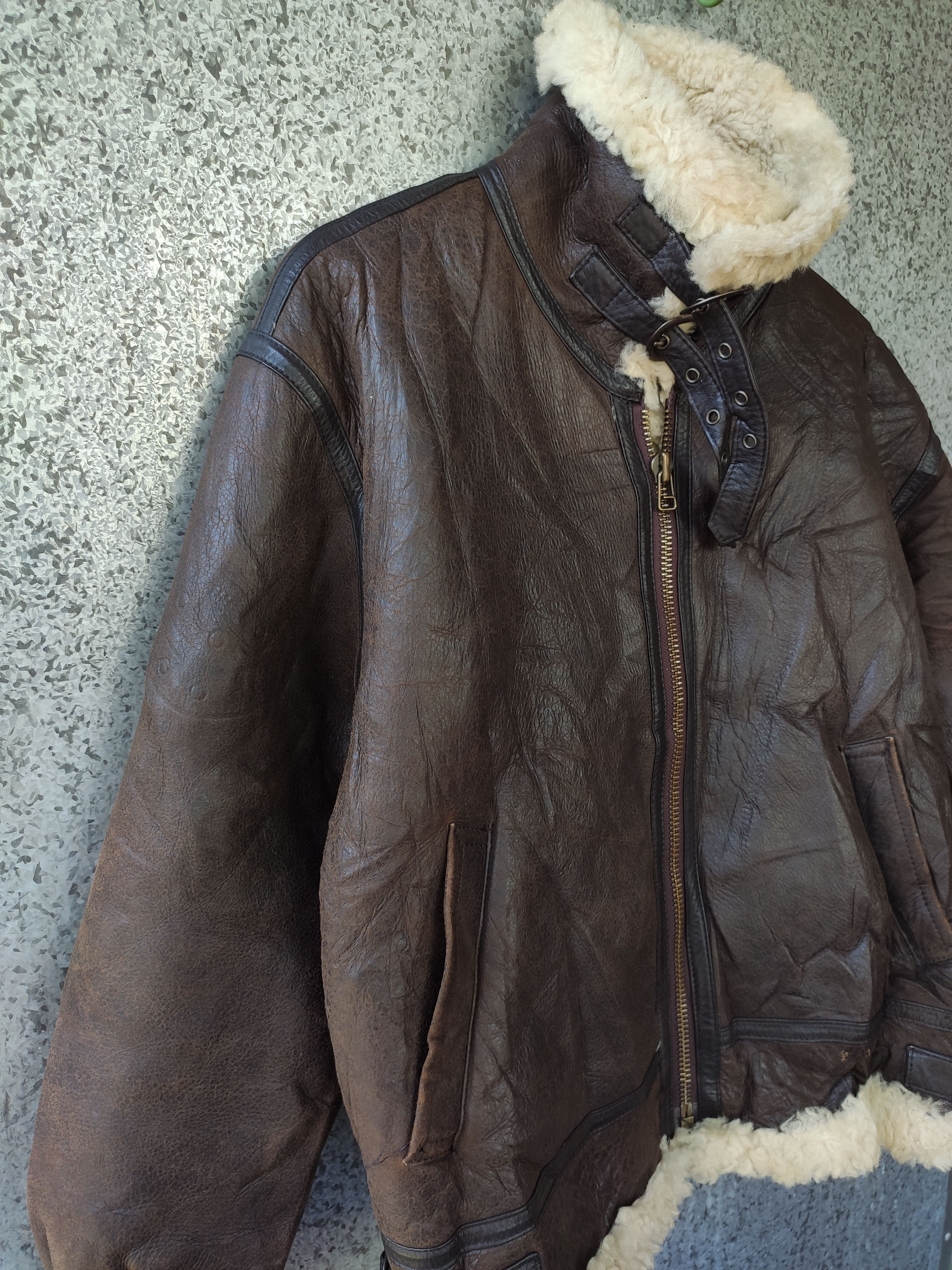 Avirex Vintage B 3 jacket Bombers Avirex Leather Jacket Sheepskin Size US L / EU 52-54 / 3 - 5 Thumbnail