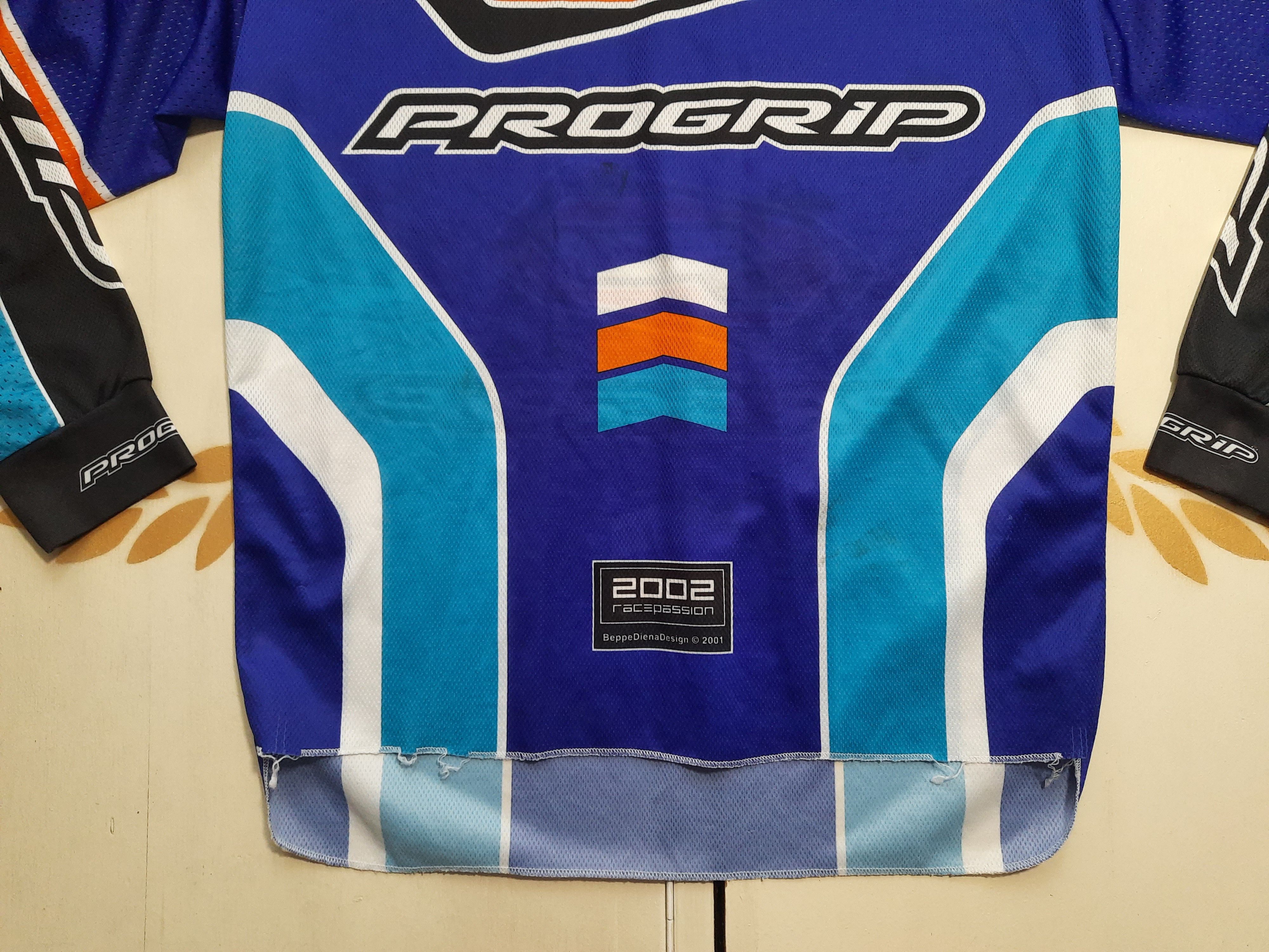 Vintage PRO GRIP CYCLE MOTOCROSS BIKE Jersey 2002 Size US L / EU 52-54 / 3 - 3 Thumbnail