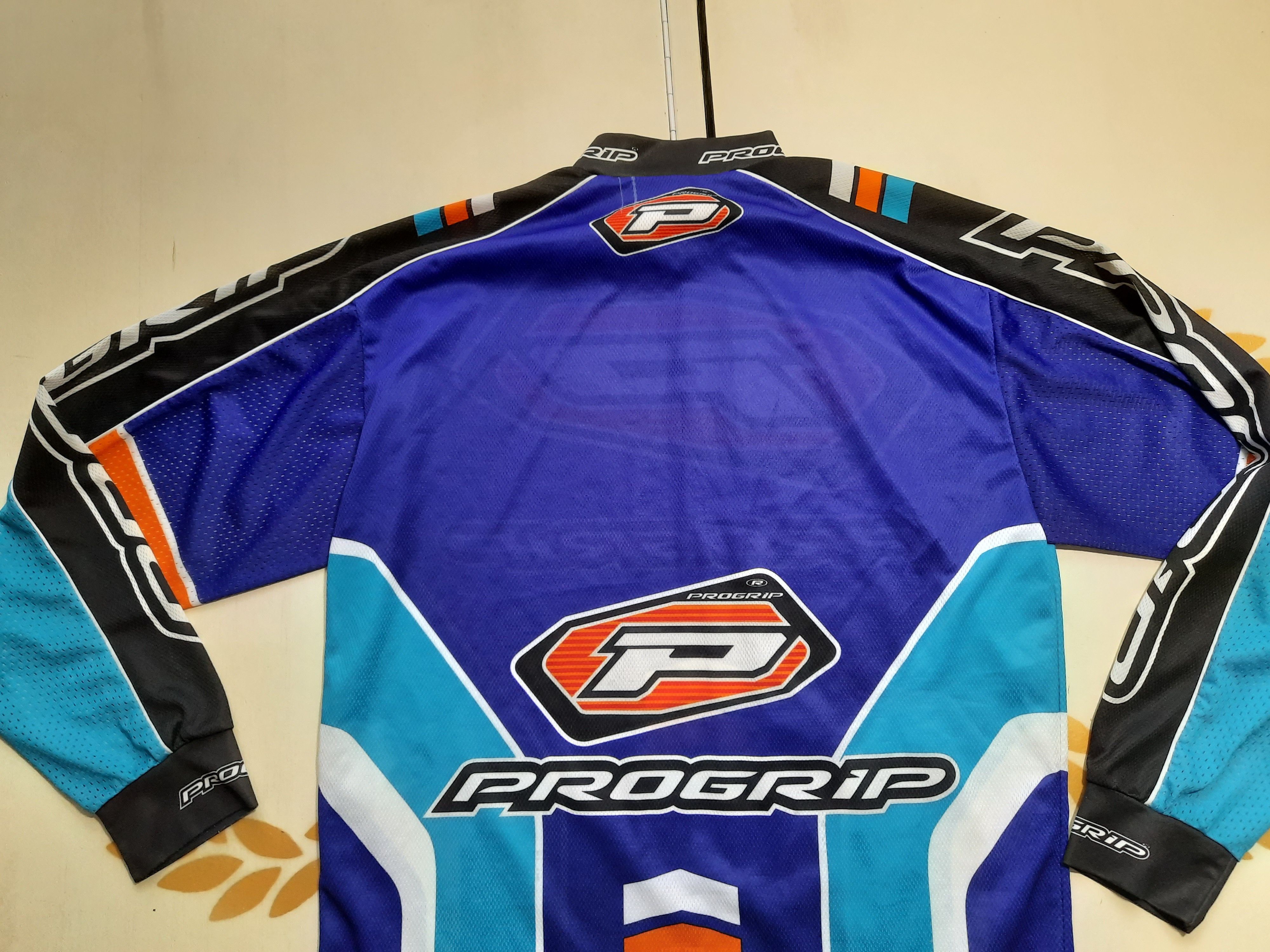Vintage PRO GRIP CYCLE MOTOCROSS BIKE Jersey 2002 Size US L / EU 52-54 / 3 - 15 Thumbnail