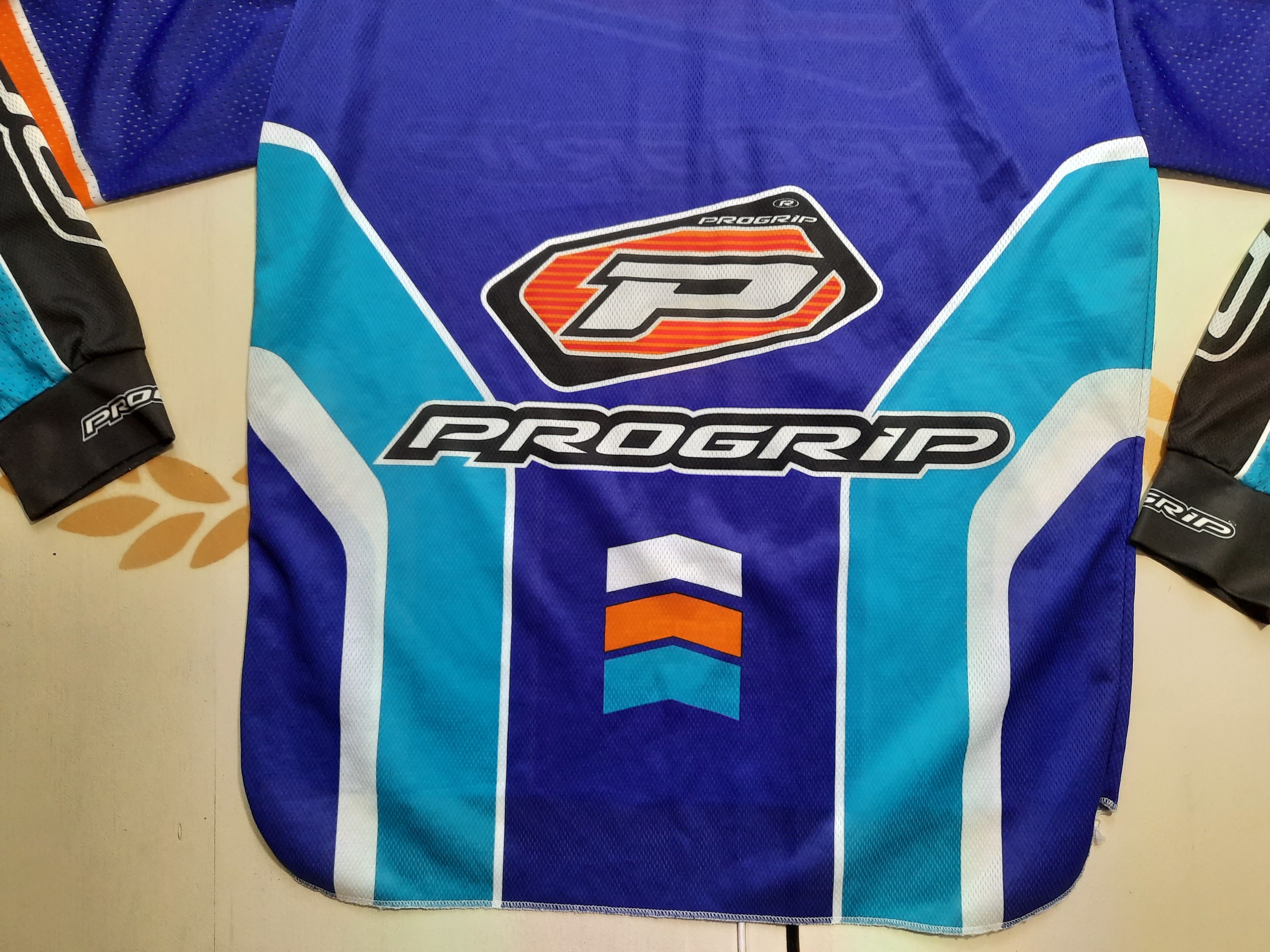 Vintage PRO GRIP CYCLE MOTOCROSS BIKE Jersey 2002 Size US L / EU 52-54 / 3 - 14 Thumbnail