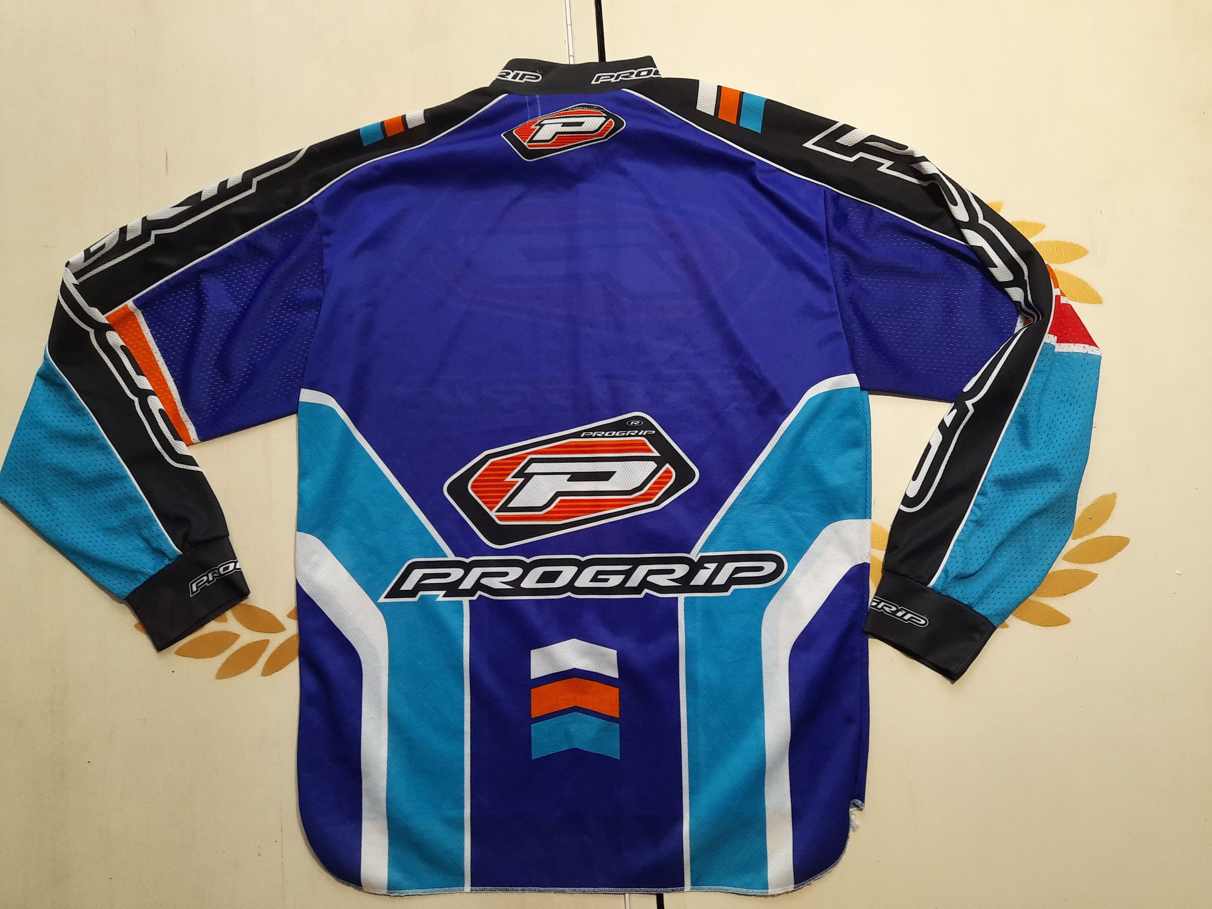Vintage PRO GRIP CYCLE MOTOCROSS BIKE Jersey 2002 Size US L / EU 52-54 / 3 - 13 Thumbnail