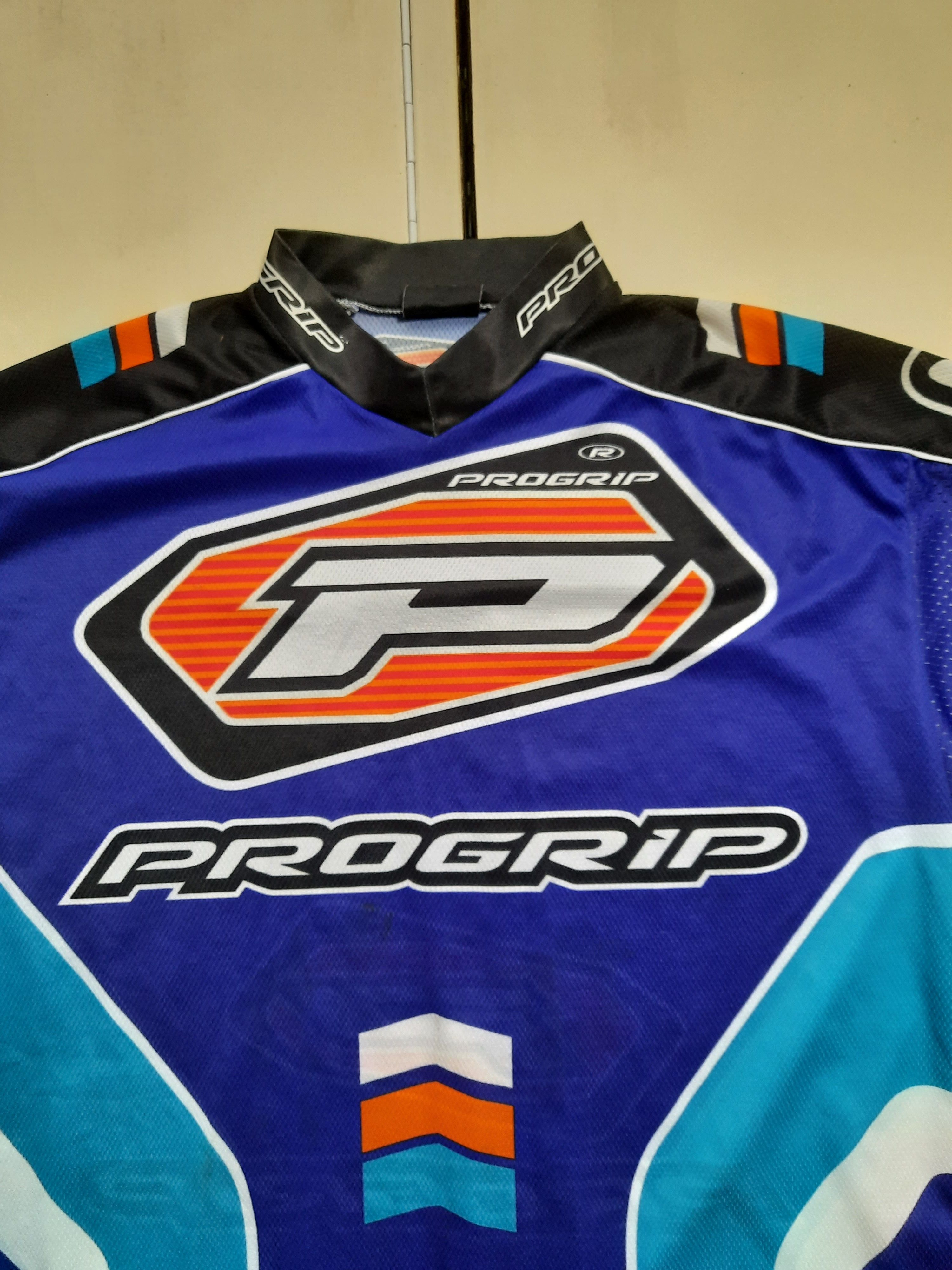 Vintage PRO GRIP CYCLE MOTOCROSS BIKE Jersey 2002 Size US L / EU 52-54 / 3 - 10 Thumbnail