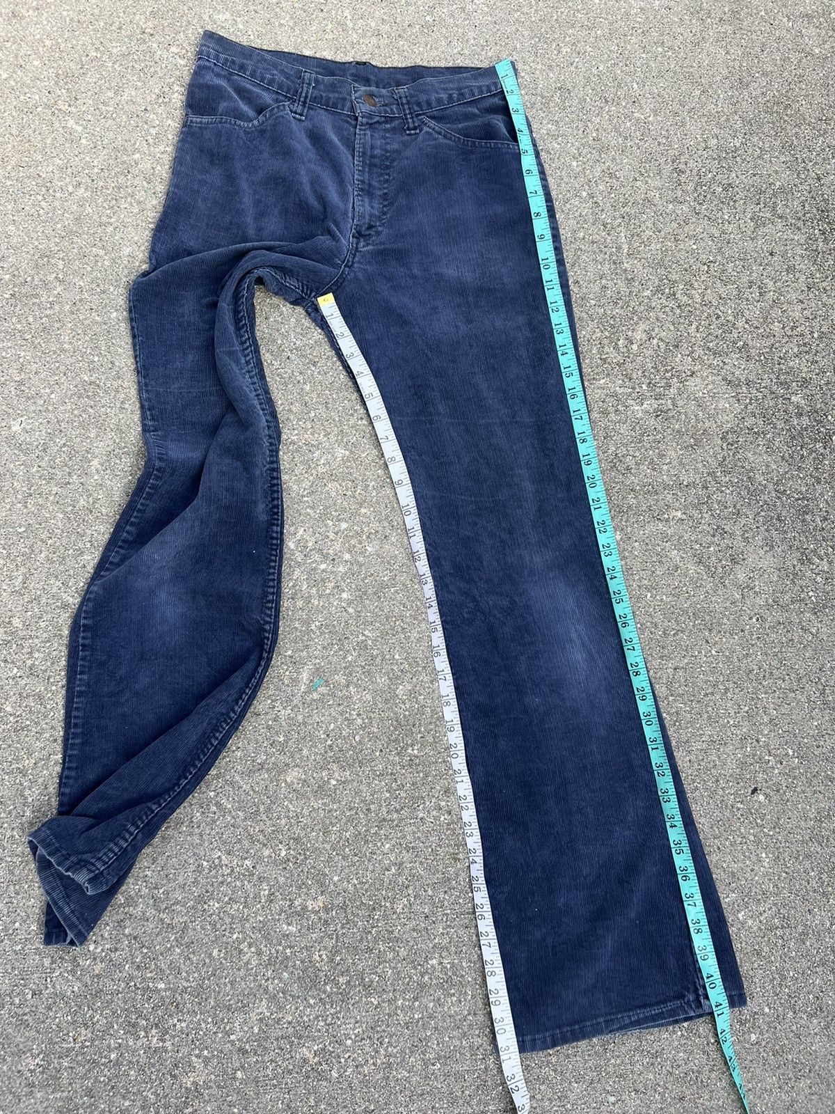 Levi's Vintage 70s Levi’s 646 Fade Blue Corduroy Flare Jeans Size US 29 - 4 Thumbnail