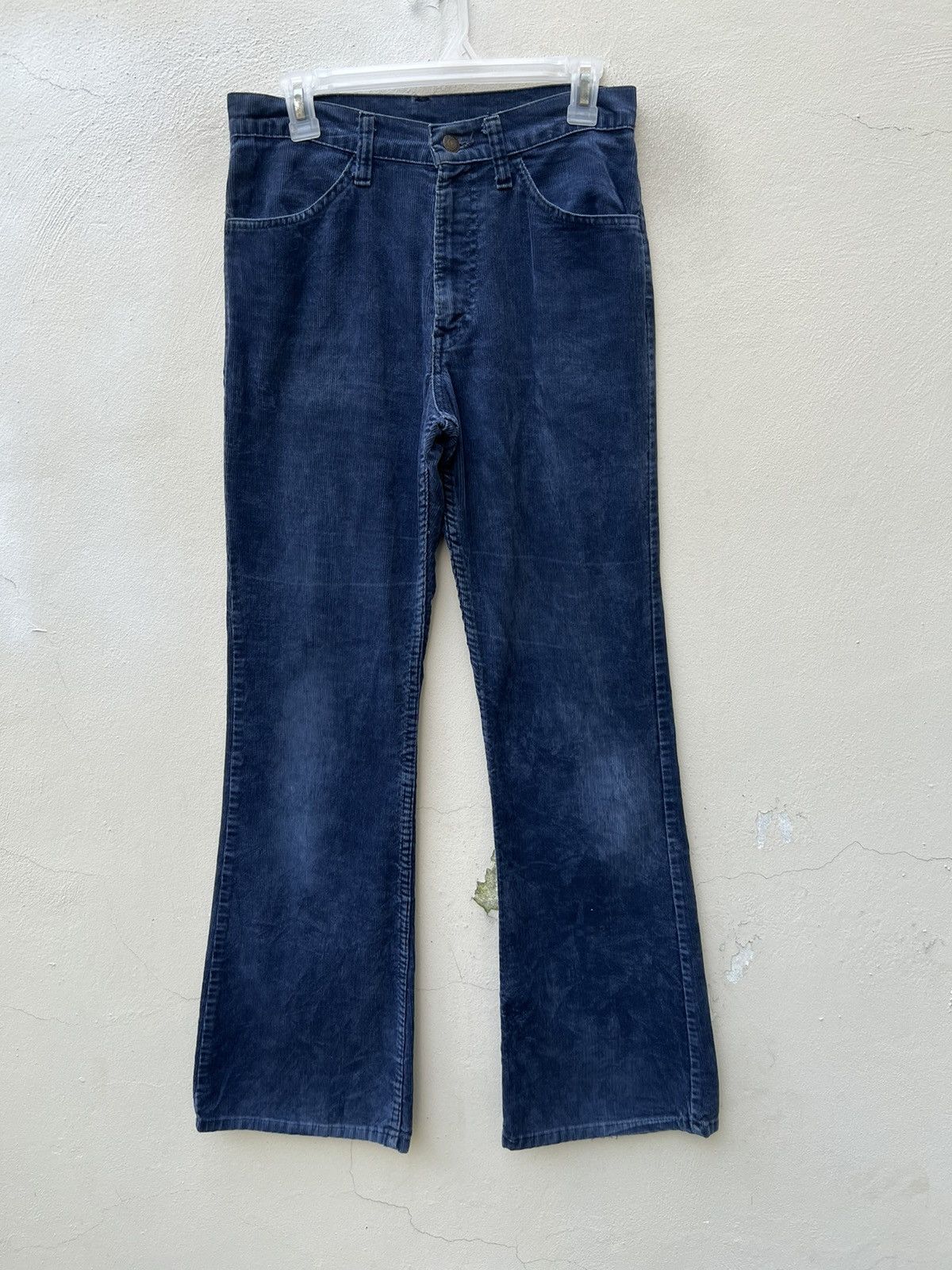 Levi's Vintage 70s Levi’s 646 Fade Blue Corduroy Flare Jeans Size US 29 - 6 Thumbnail