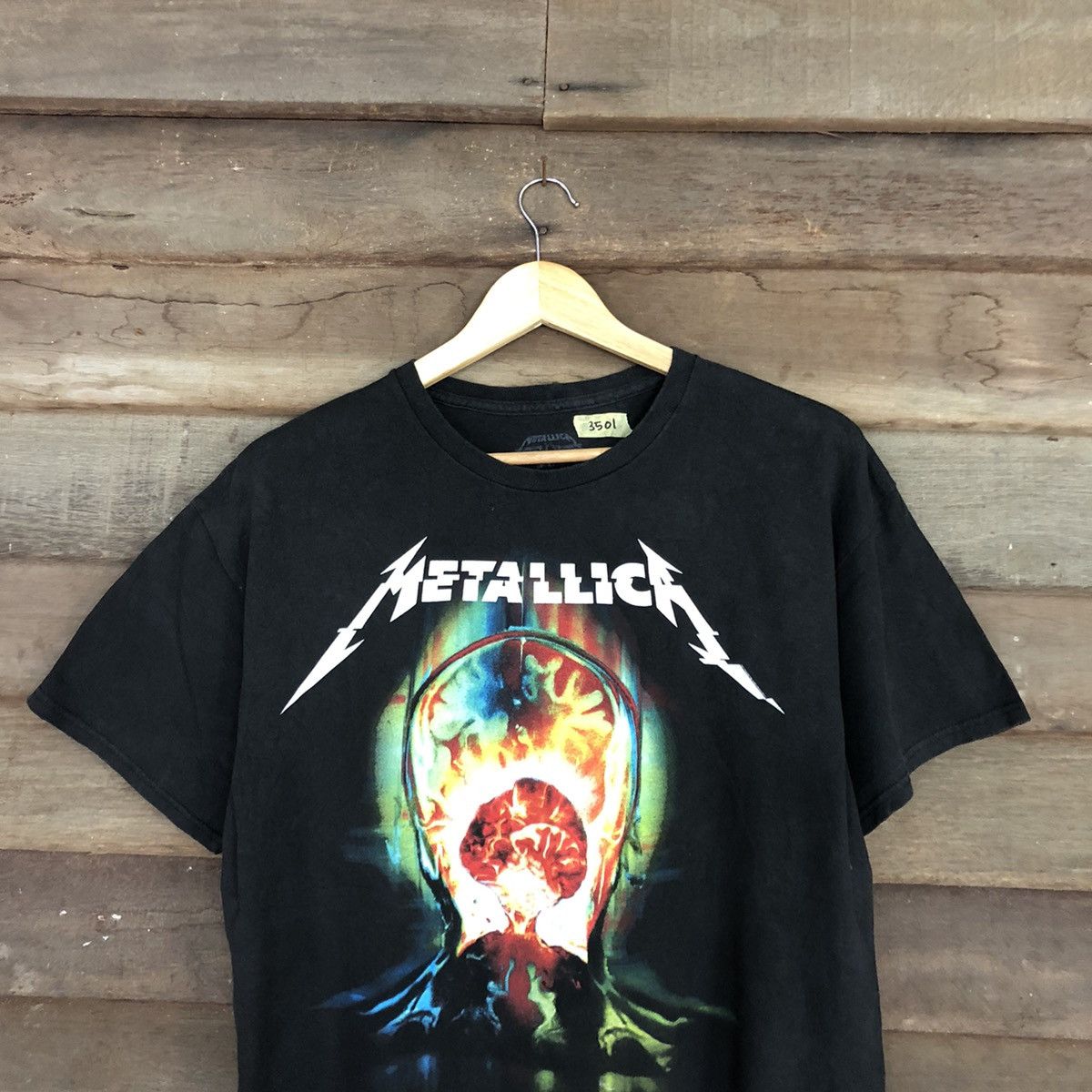Metallica Metallica band Black Short Sleeve Tshirt #3501 Size US L / EU 52-54 / 3 - 7 Thumbnail