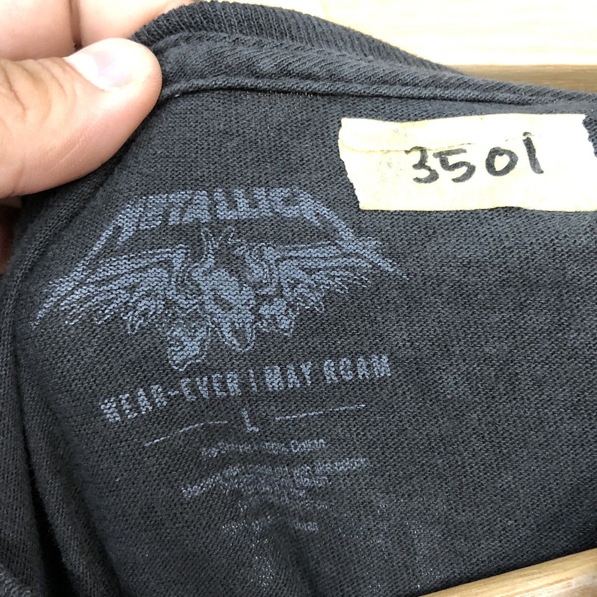 Metallica Metallica band Black Short Sleeve Tshirt #3501 Size US L / EU 52-54 / 3 - 10 Thumbnail