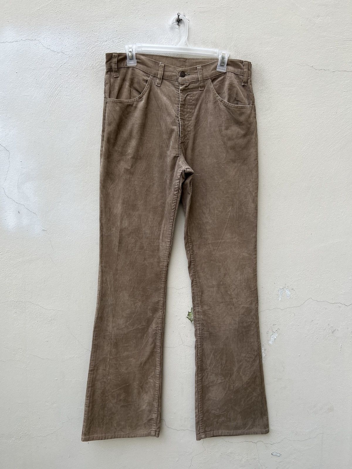 Levi's Vintage 70s Levi’s 646 Talon 42 Zipper Corduroy Flare Jeans Size US 33 - 6 Thumbnail