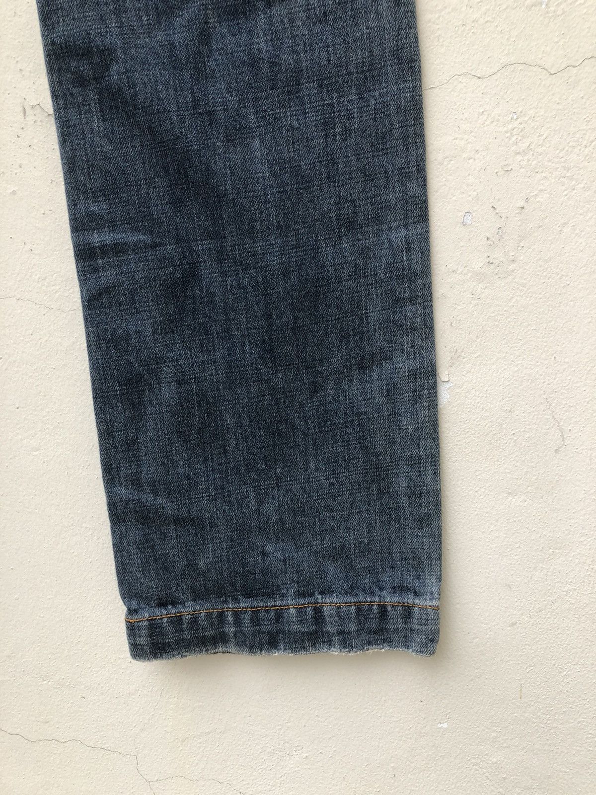Vintage Double Standard Clothing Japan Distressed Black Waist Denim Size US 32 / EU 48 - 16 Thumbnail