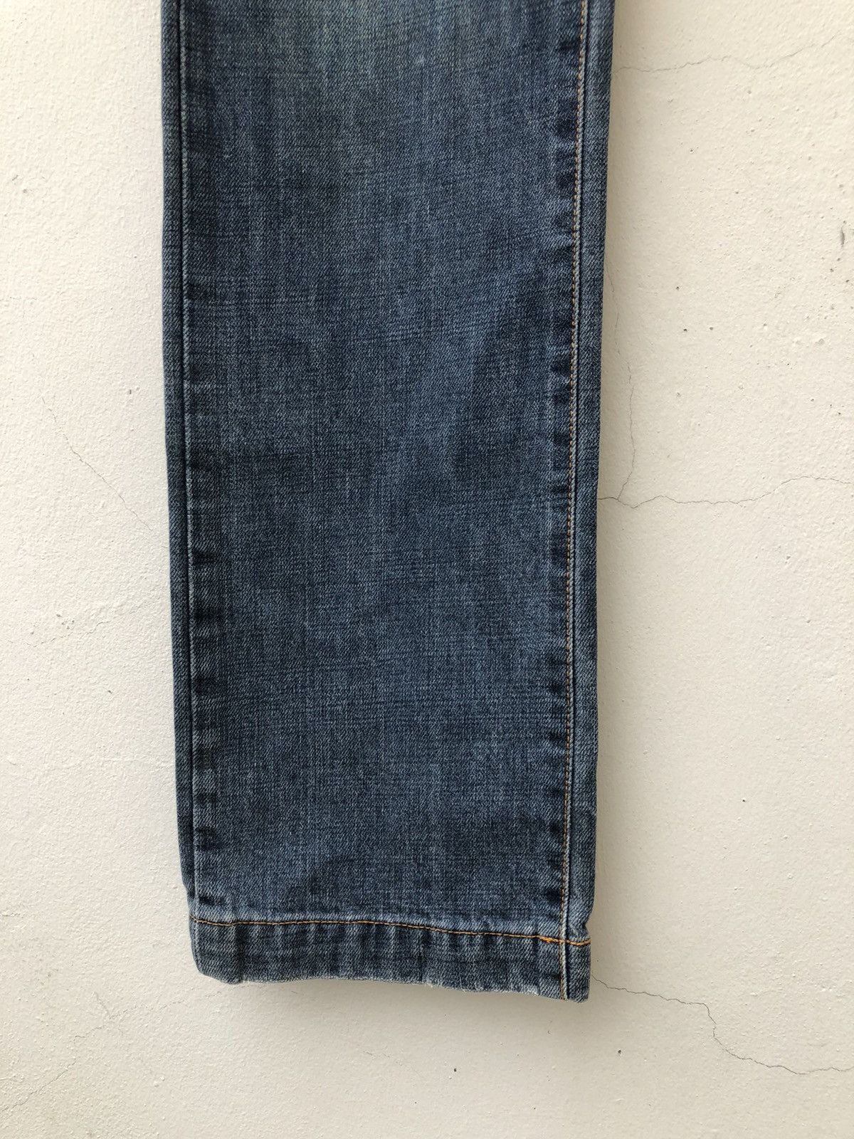 Vintage Double Standard Clothing Japan Distressed Black Waist Denim Size US 32 / EU 48 - 6 Thumbnail