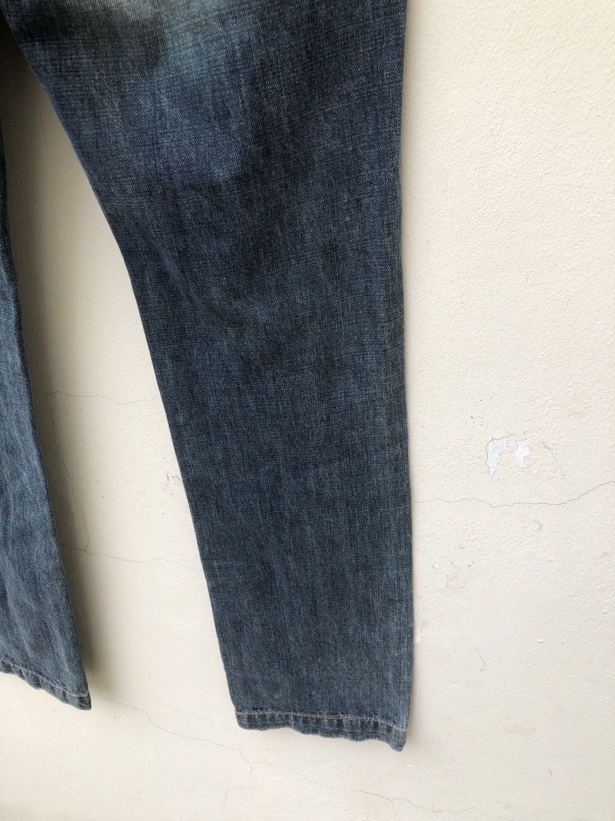 Vintage Double Standard Clothing Japan Distressed Black Waist Denim Size US 32 / EU 48 - 15 Thumbnail