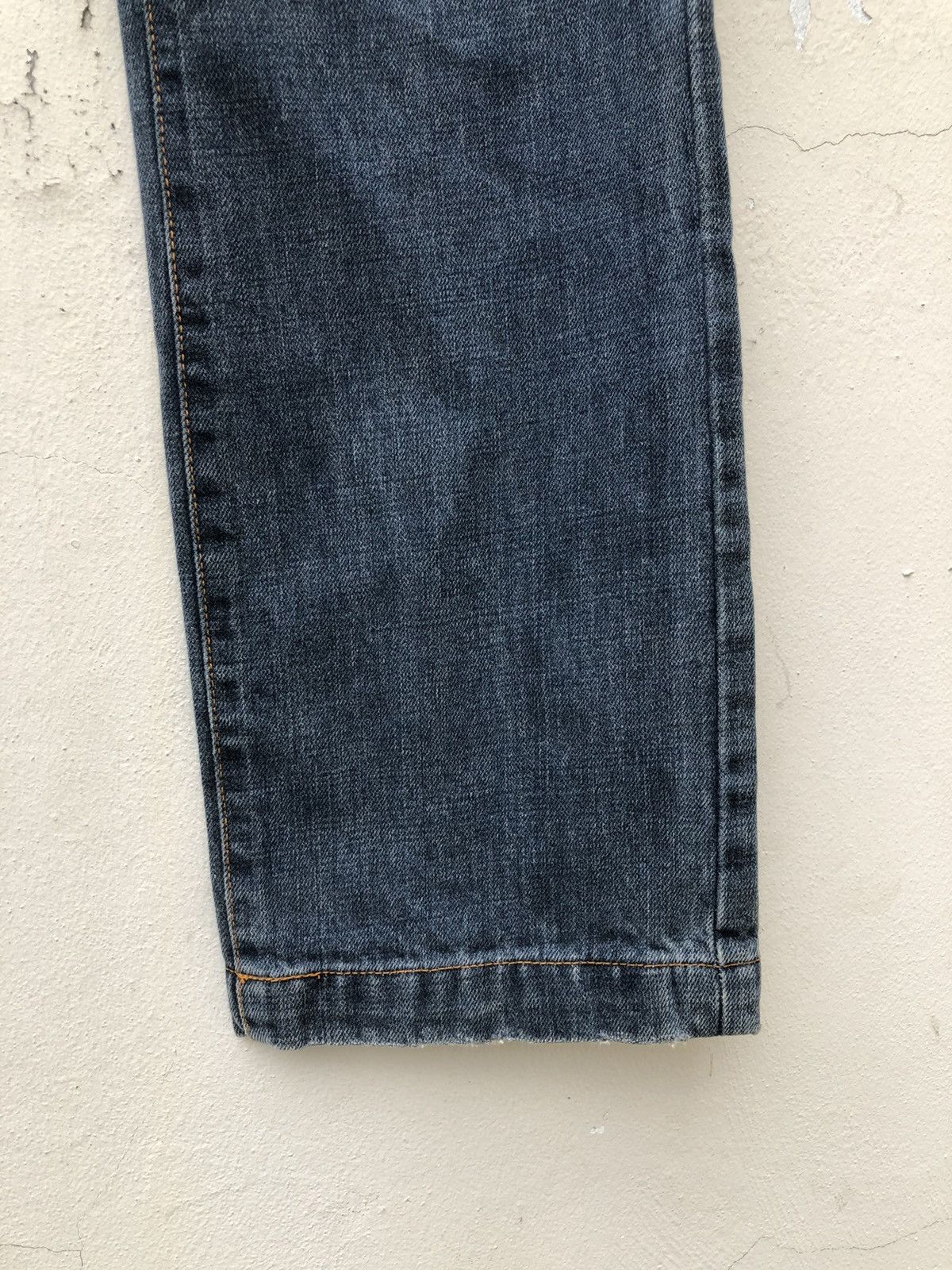 Vintage Double Standard Clothing Japan Distressed Black Waist Denim Size US 32 / EU 48 - 9 Thumbnail