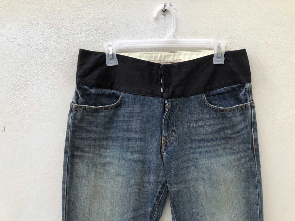 Vintage Double Standard Clothing Japan Distressed Black Waist Denim Size US 32 / EU 48 - 2 Thumbnail