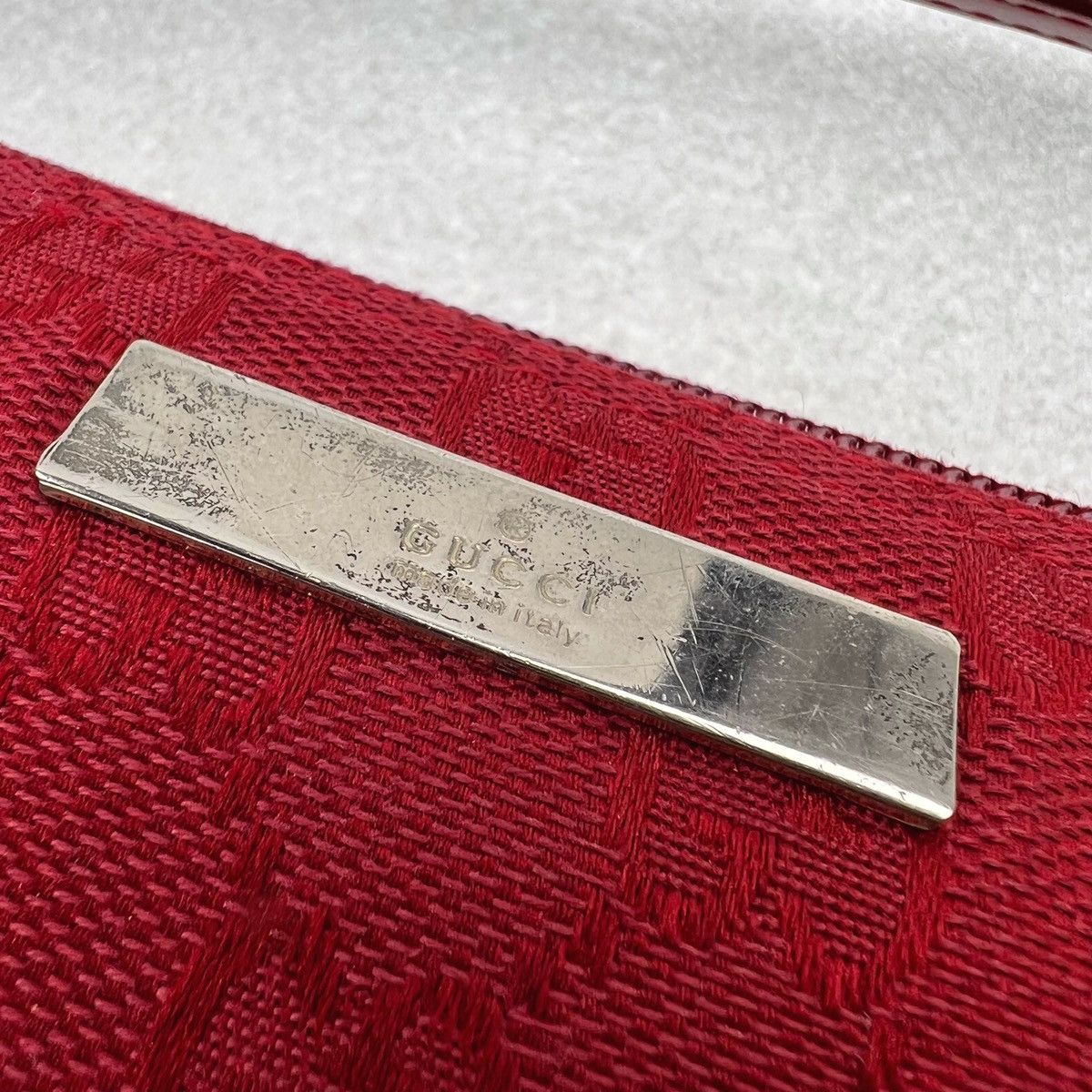 Gucci Gucci Red Monogram Shoulder Bag Size ONE SIZE - 4 Thumbnail