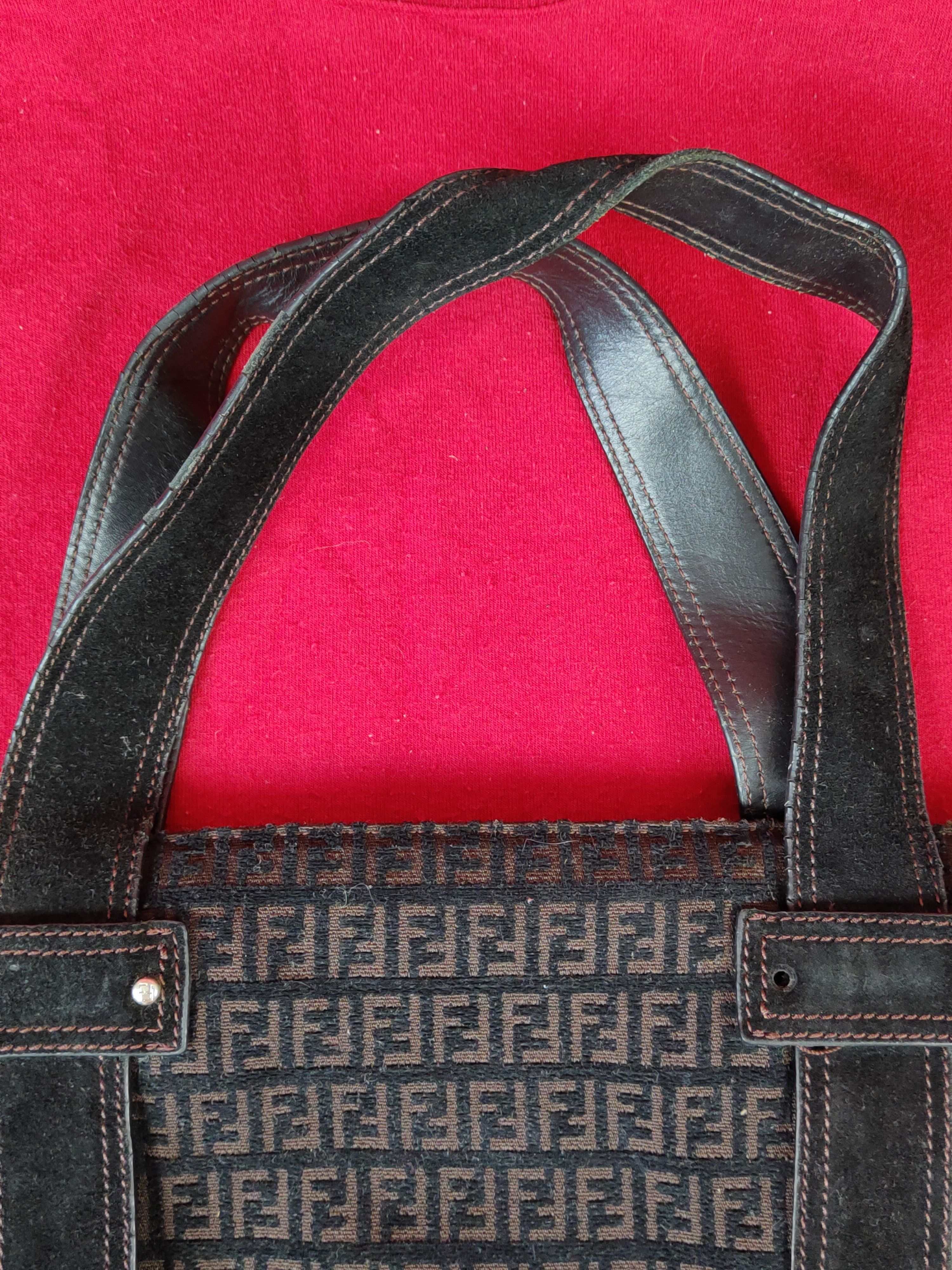 Fendi Fendi monogram Tote shoulder hand Bag #SB028 Size ONE SIZE - 6 Thumbnail