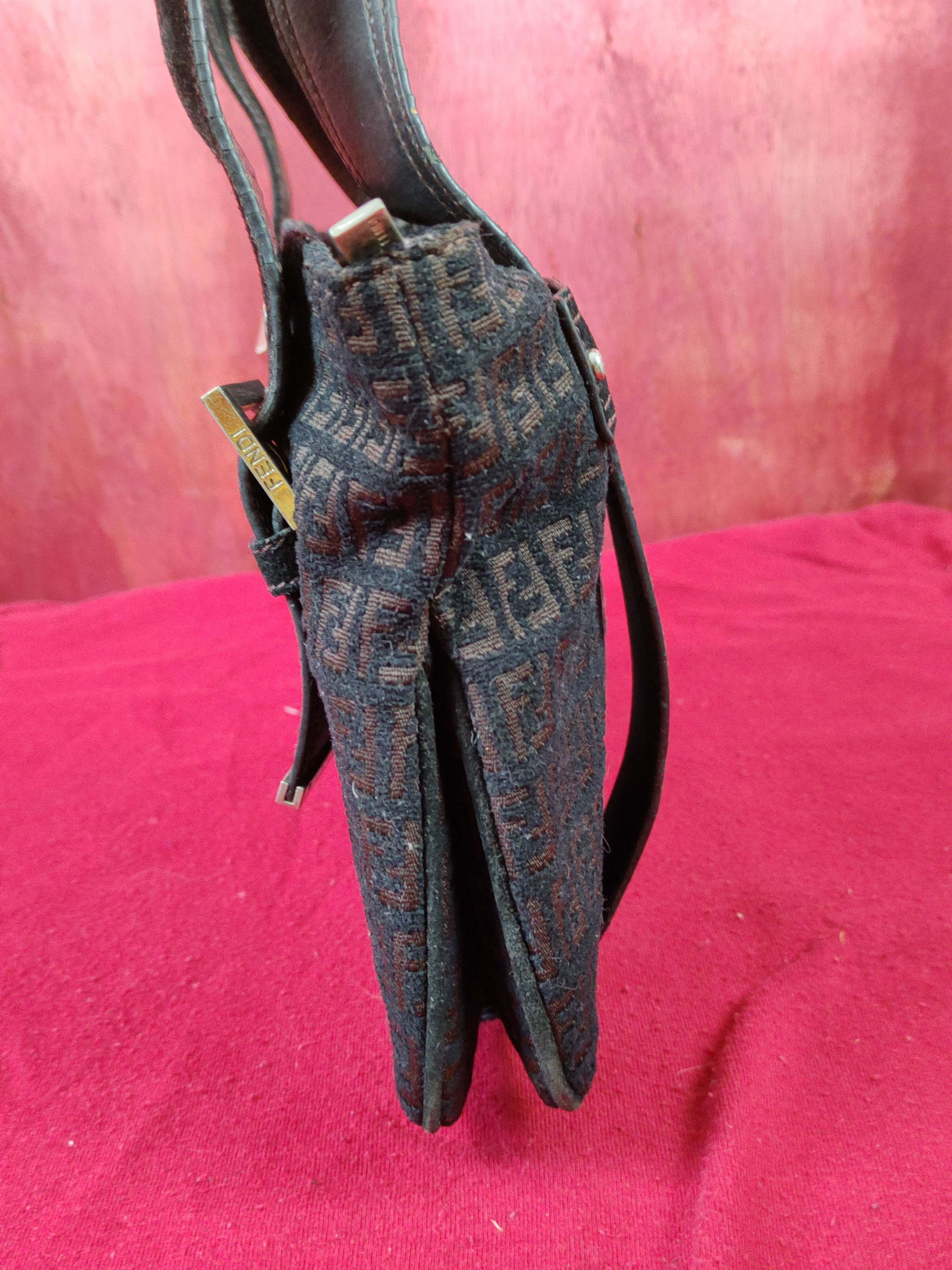 Fendi Fendi monogram Tote shoulder hand Bag #SB028 Size ONE SIZE - 13 Thumbnail