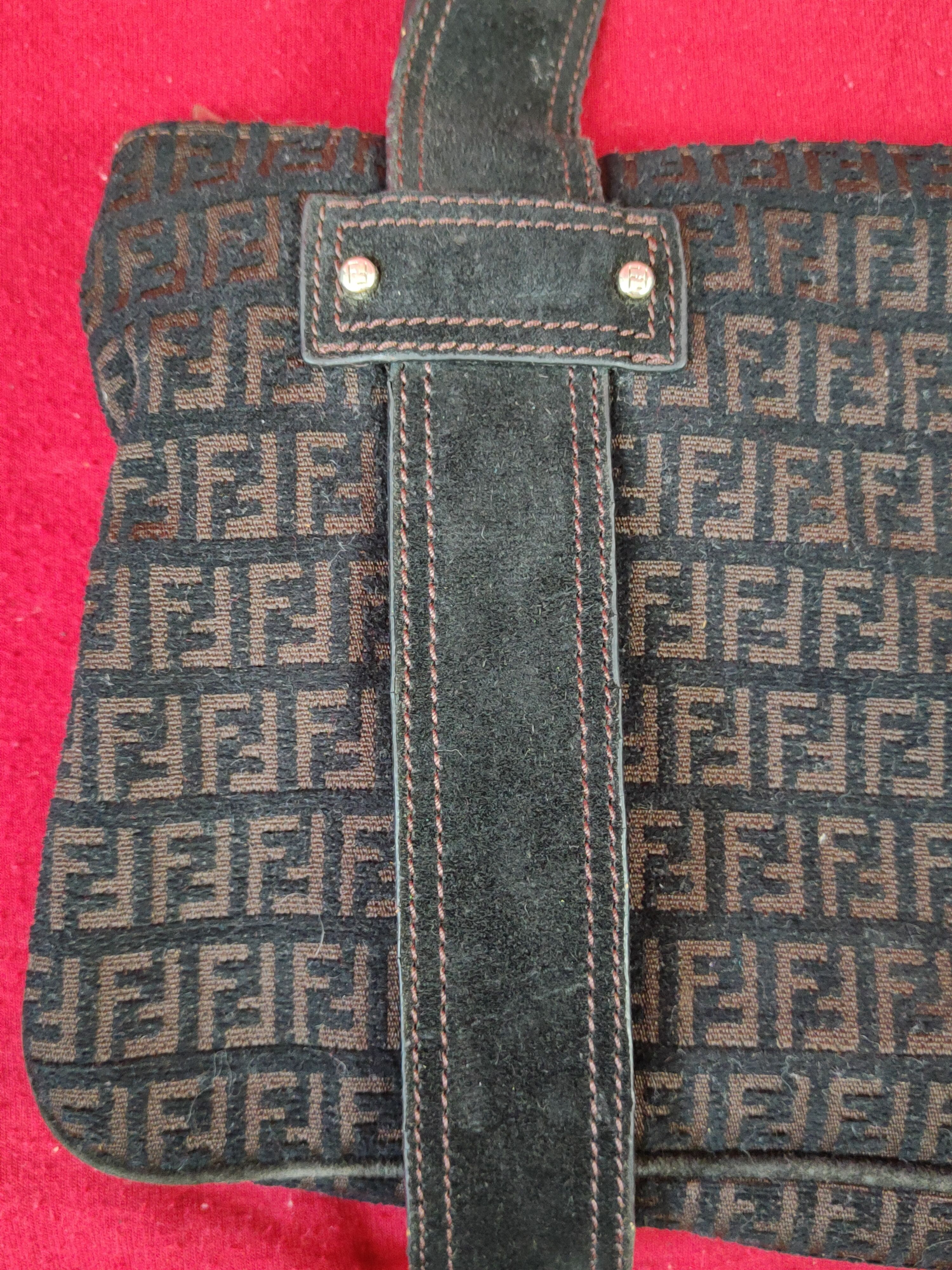 Fendi Fendi monogram Tote shoulder hand Bag #SB028 Size ONE SIZE - 11 Thumbnail