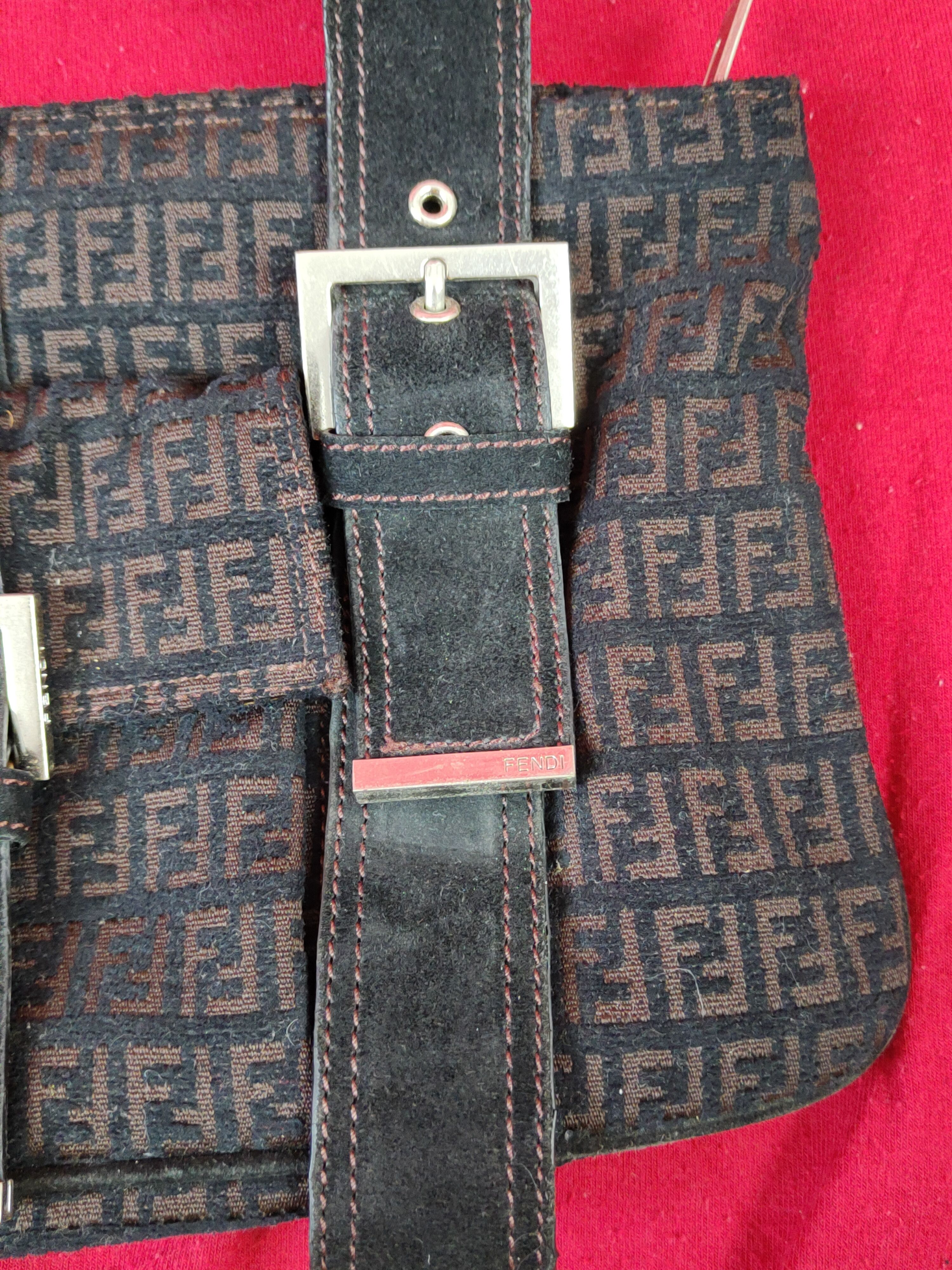Fendi Fendi monogram Tote shoulder hand Bag #SB028 Size ONE SIZE - 4 Thumbnail