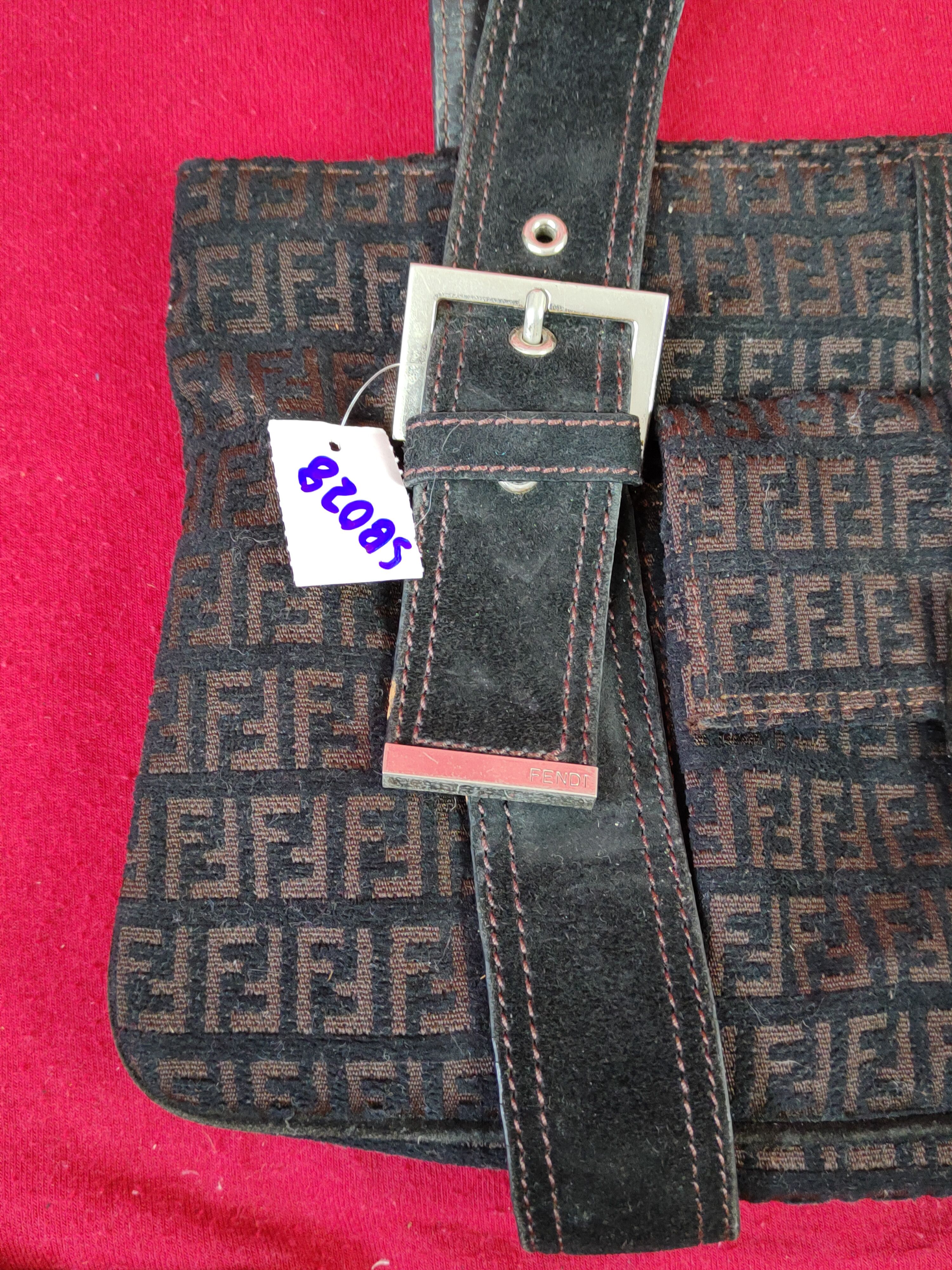 Fendi Fendi monogram Tote shoulder hand Bag #SB028 Size ONE SIZE - 3 Thumbnail