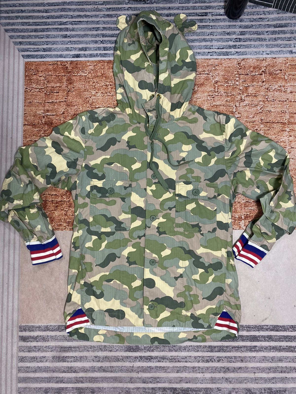 mercibeaucoup ARCHIVE🔥MERCIBEAUCOUP CAMO BUTTON JACKET HYPEBEAST Size US M / EU 48-50 / 2 - 1 Thumbnail