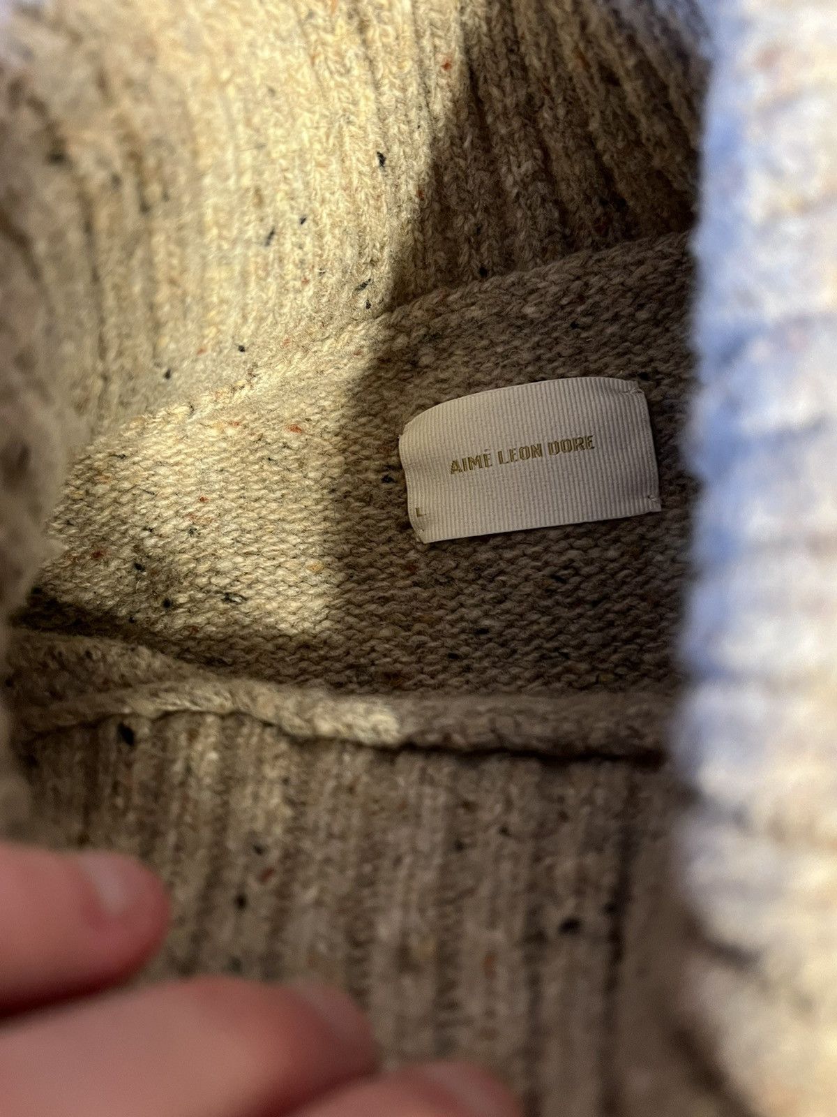 Aime Leon Dore Fleck Turtleneck Sweater - L Size US L / EU 52-54 / 3 - 4 Thumbnail