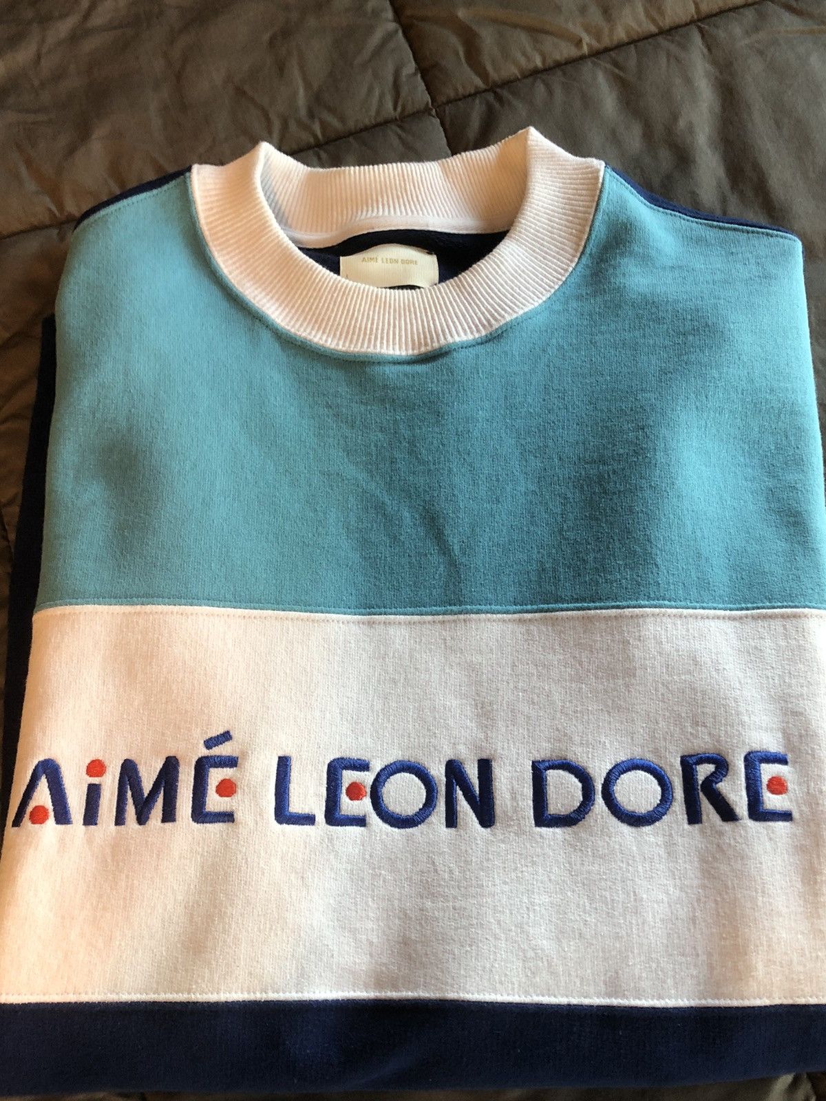 Aime Leon Dore Colorblocked Crewneck - L Size US L / EU 52-54 / 3 - 3 Thumbnail