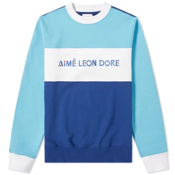 Aime Leon Dore Colorblocked Crewneck - L Size US L / EU 52-54 / 3 - 1 Thumbnail