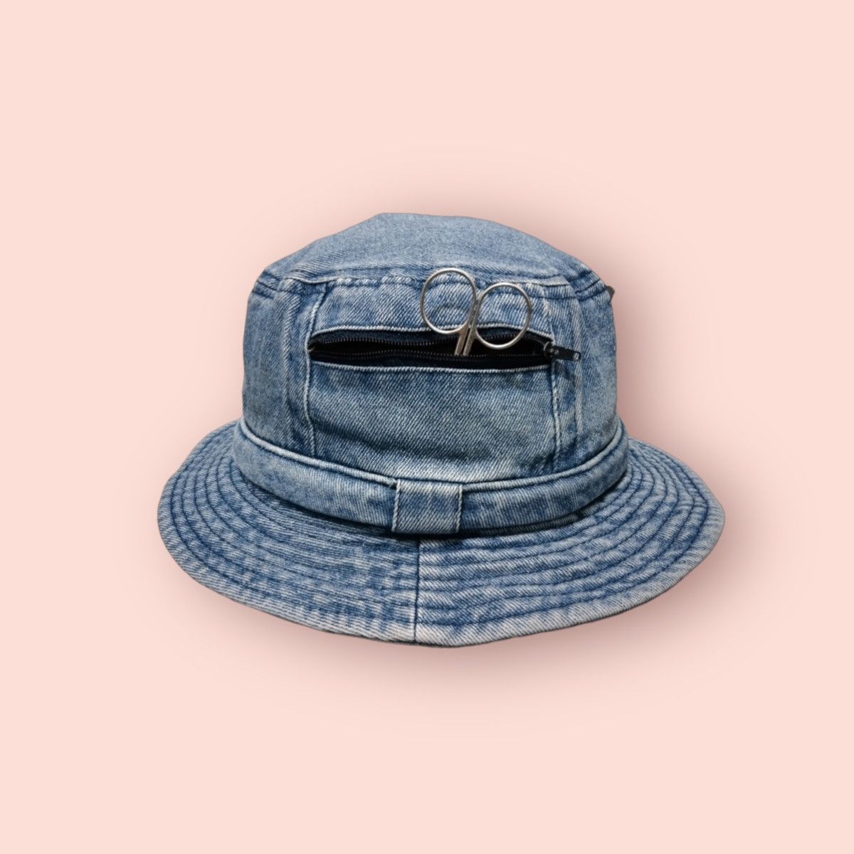Antik Denim × Vintage VINTAGE POCKET DENIM BUCKET HAT JAPAN Size ONE SIZE - 1 Thumbnail