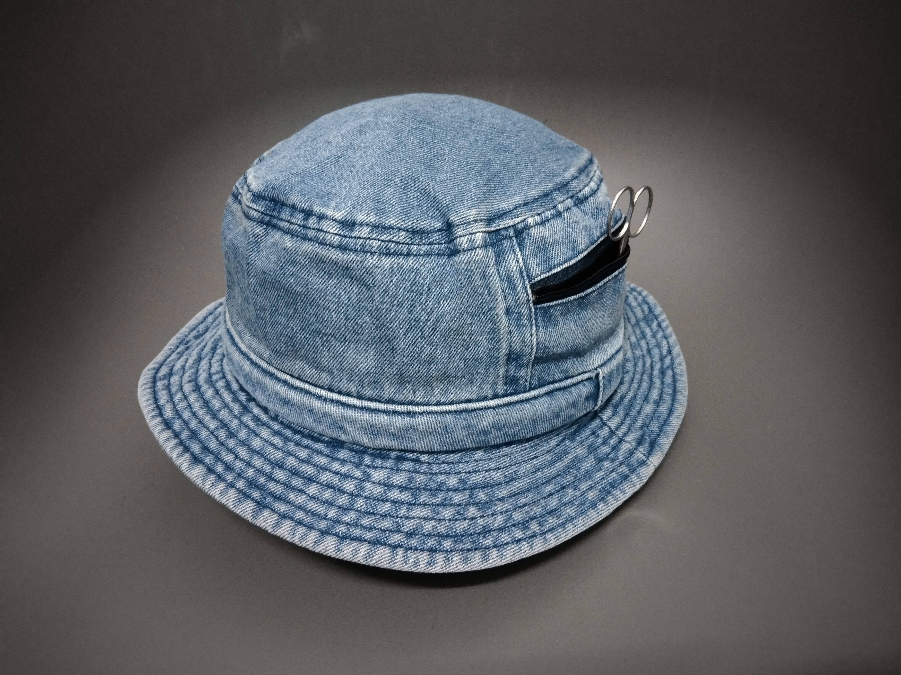 Antik Denim × Vintage VINTAGE POCKET DENIM BUCKET HAT JAPAN Size ONE SIZE - 3 Thumbnail