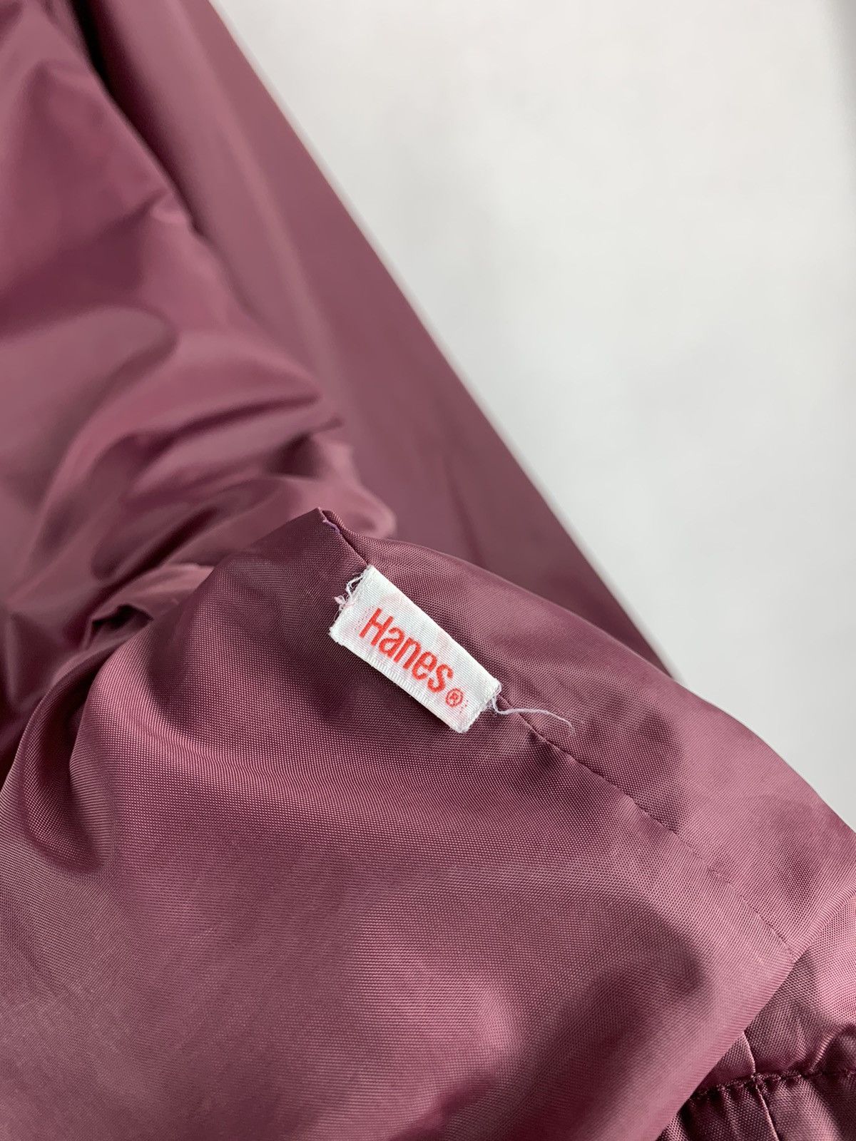 Hanes 🔥RARE🔥Vintage Hanes Big Logo Spellout Coach Jacket Size US L / EU 52-54 / 3 - 6 Thumbnail